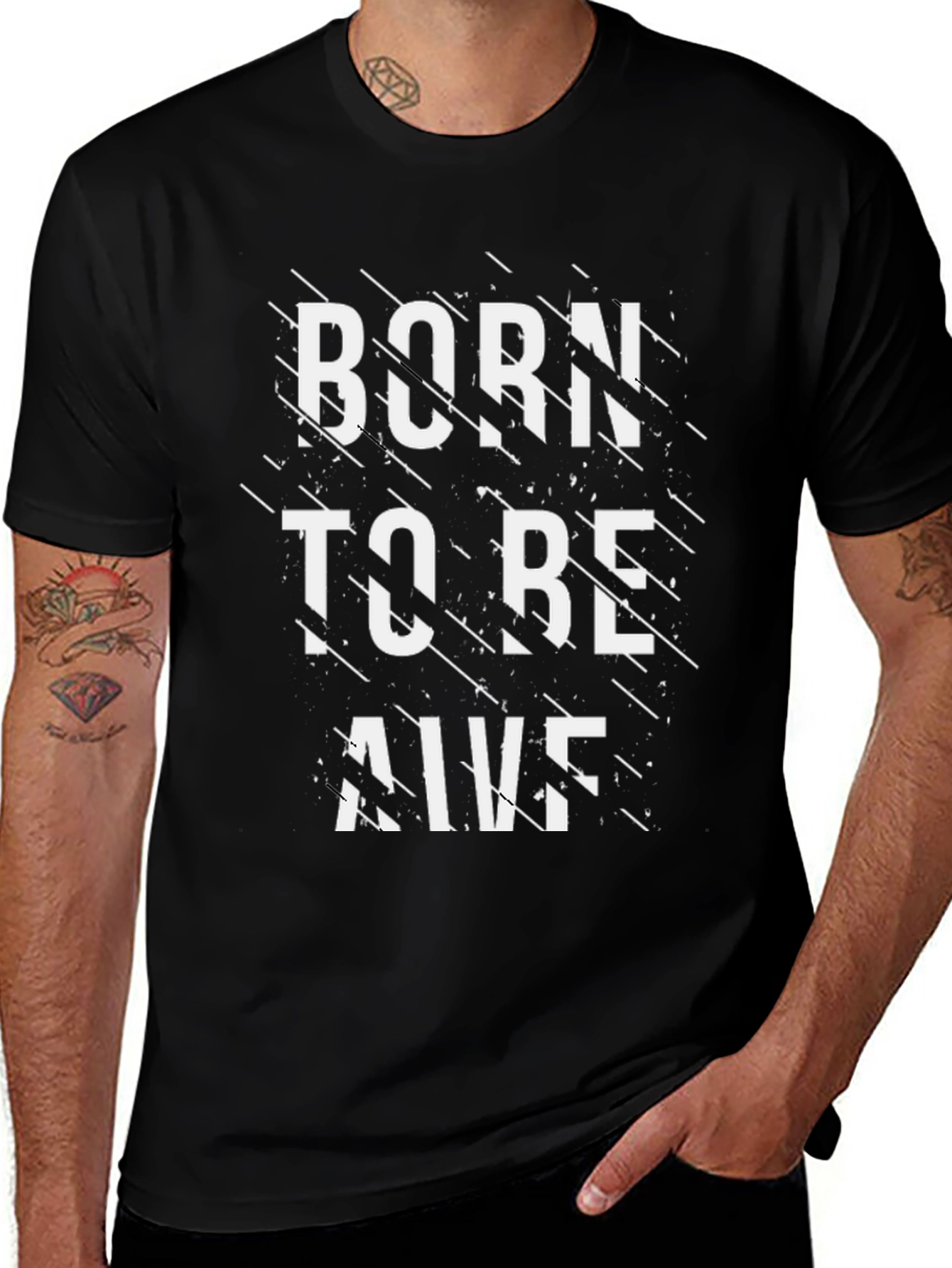 Born to be Alive Graphic T-Shirt