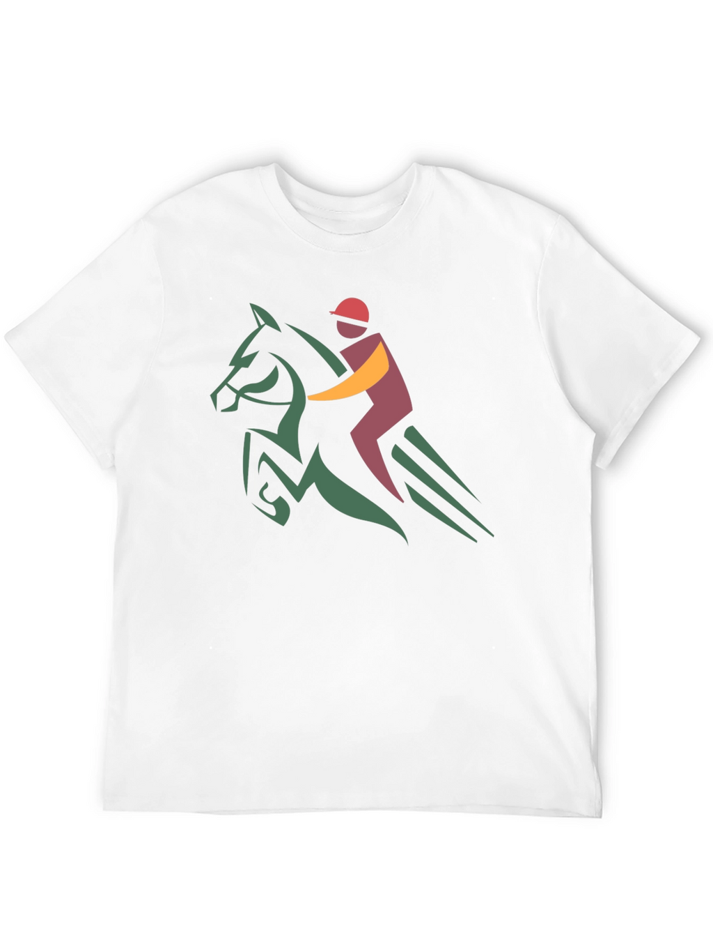 Equestrian Horse Rider T-Shirt - Black