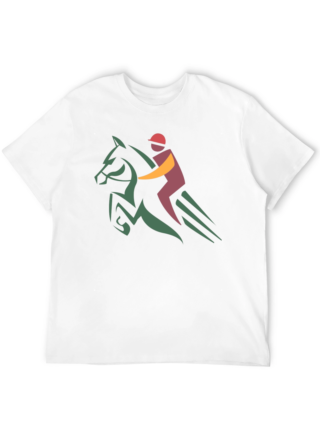 Equestrian Horse Rider T-Shirt - Black