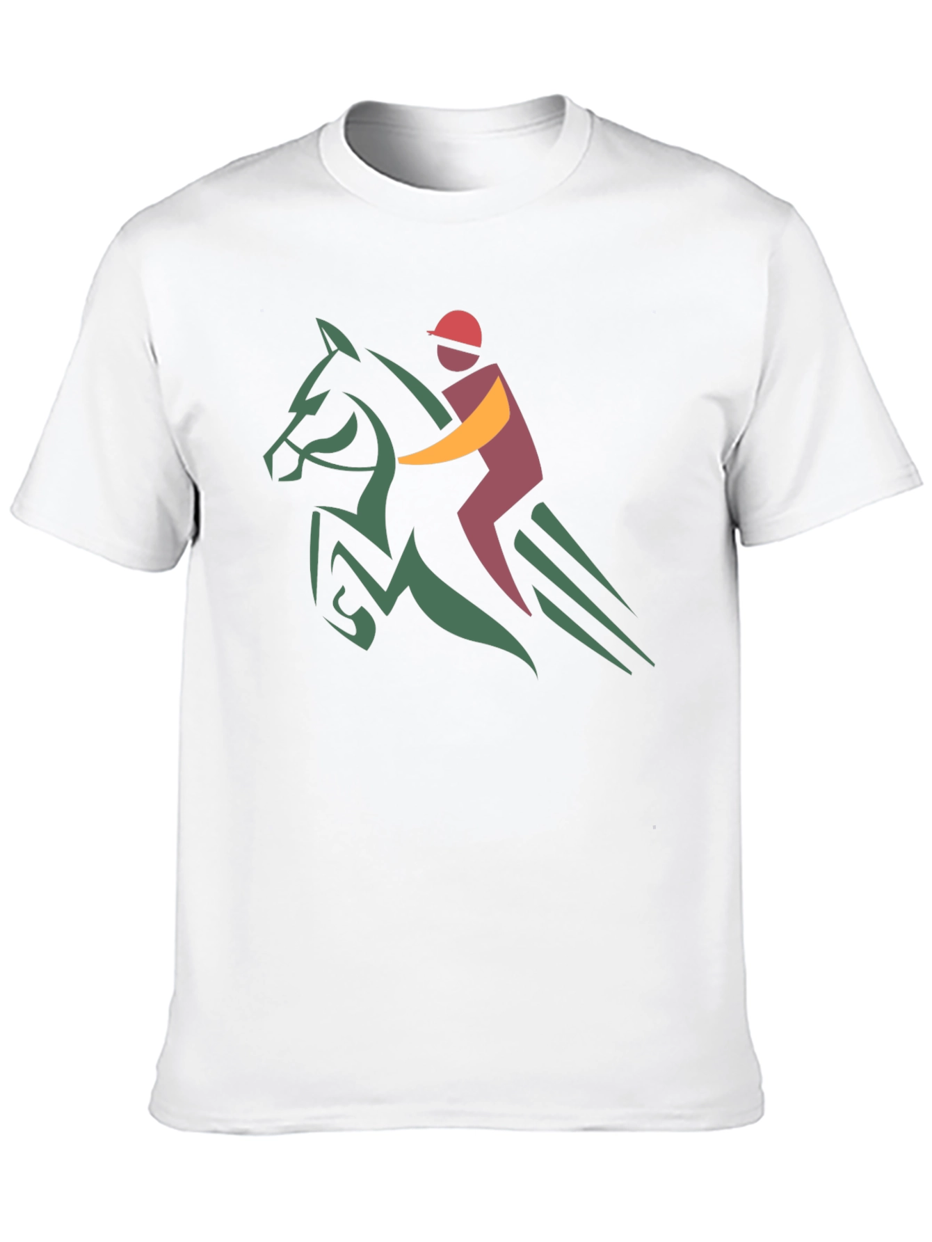 Equestrian Horse Rider T-Shirt - Black