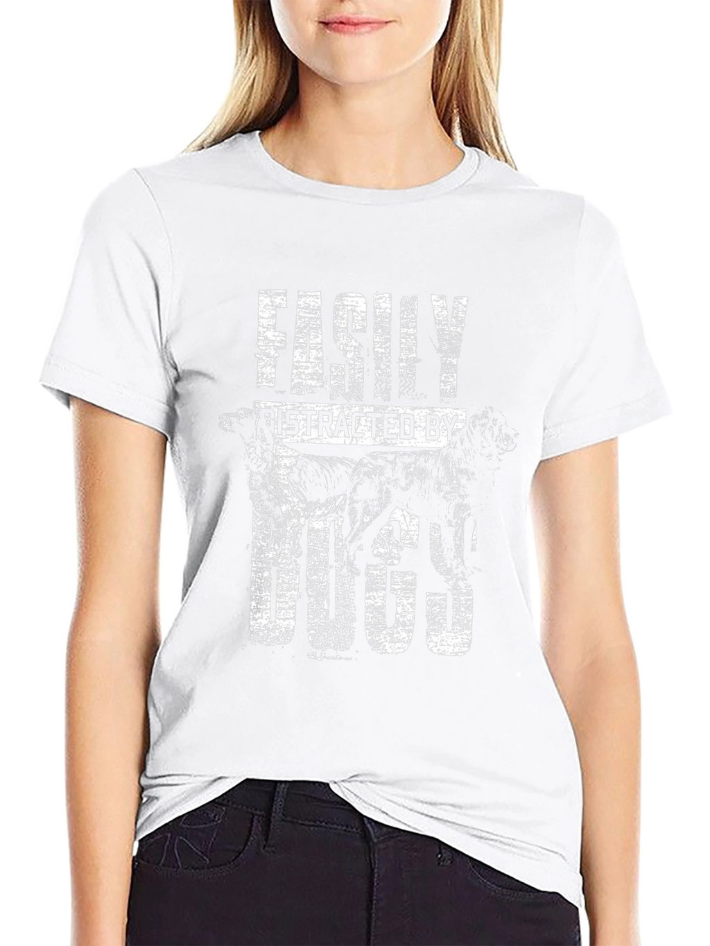 Easily Distracted By Dogs T-Shirt