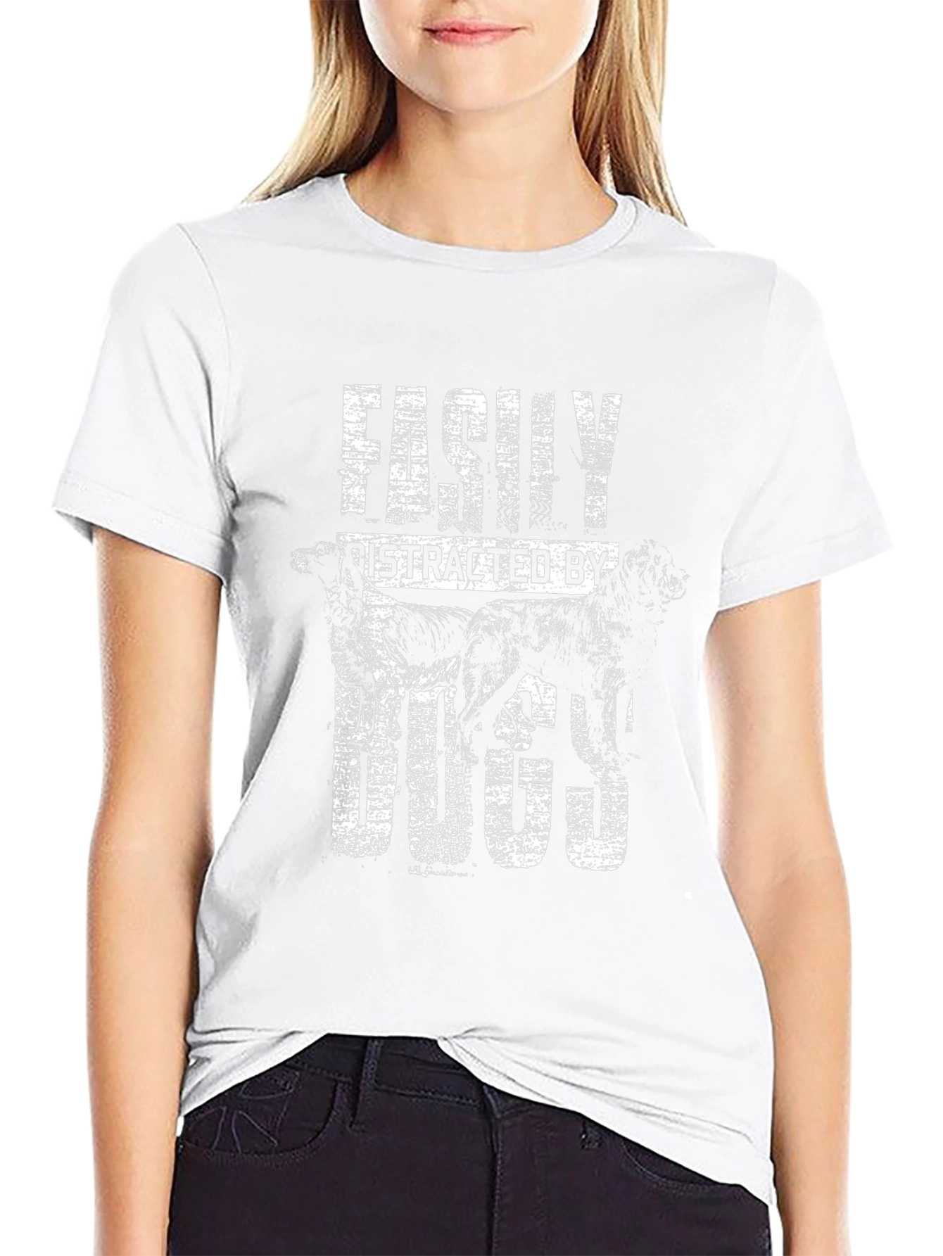 Easily Distracted By Dogs T-Shirt