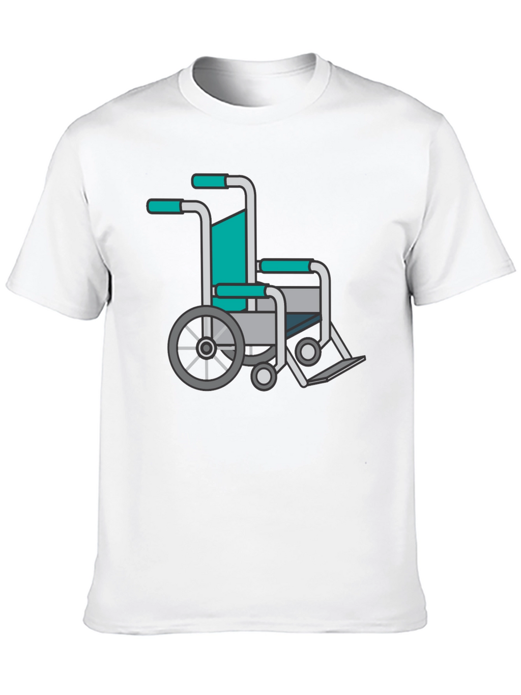 Wheelchair Graphic Tee - Black Comfort Fit