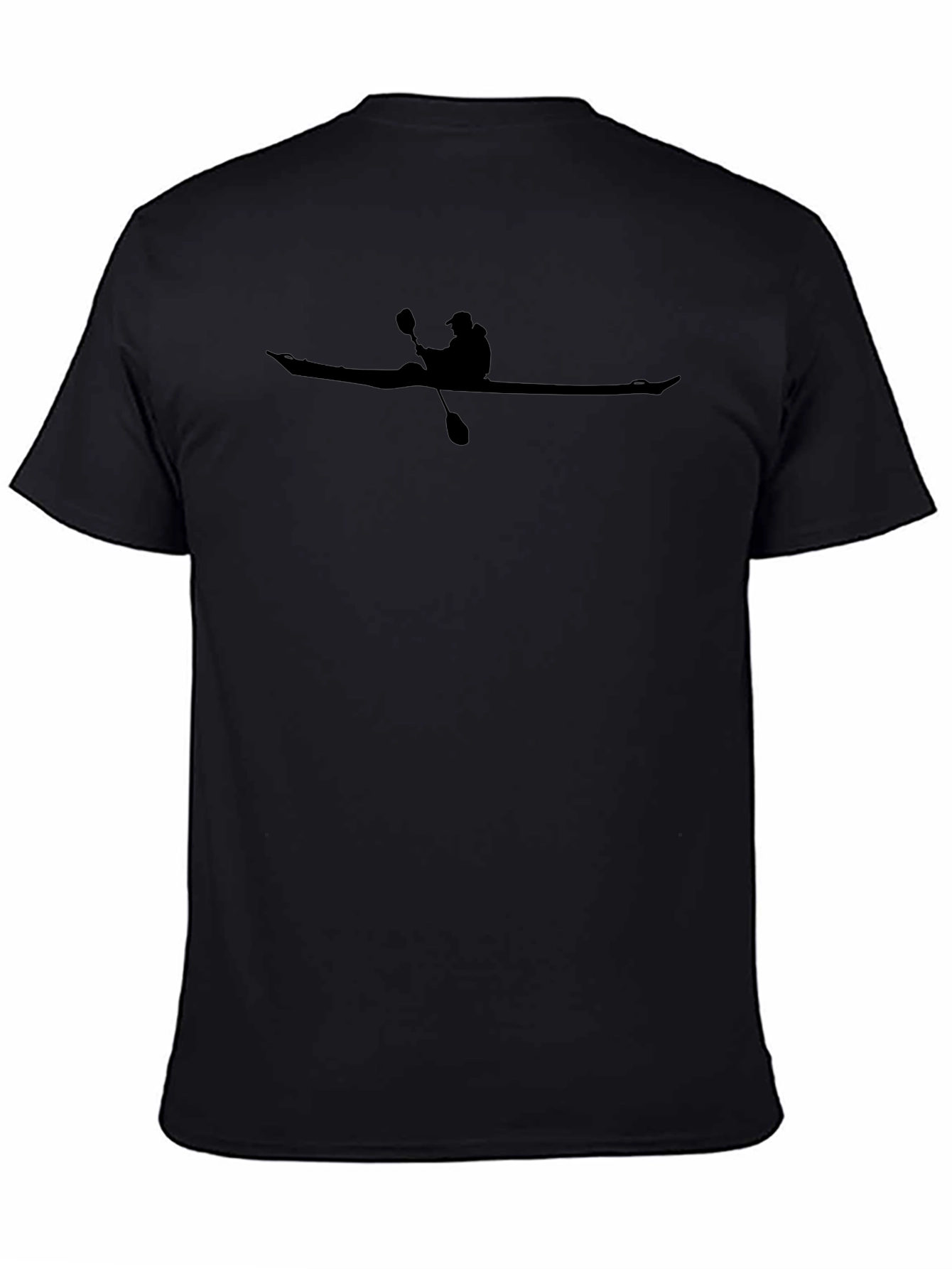 Kayak Silhouette Black T-Shirt