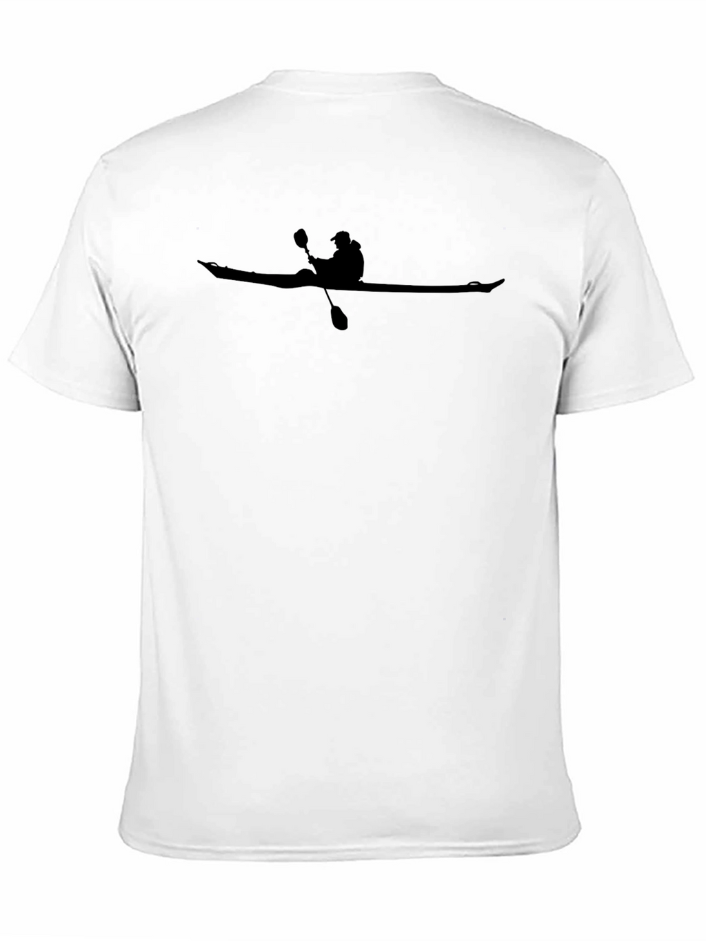 Kayak Silhouette Black T-Shirt