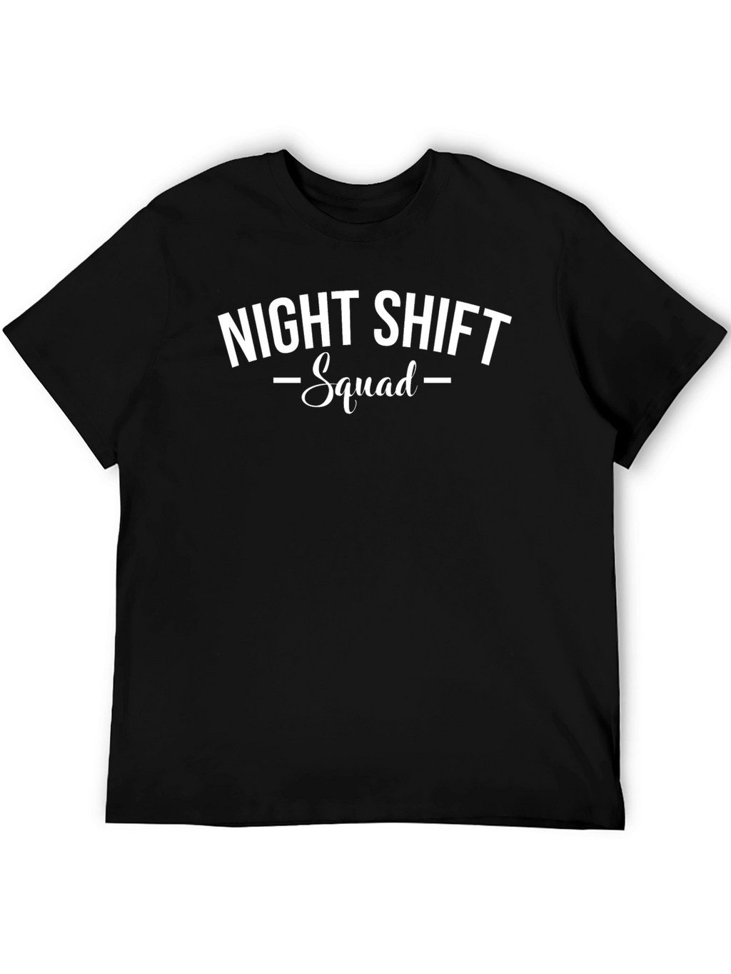 Night Shift Squad Black T-Shirt