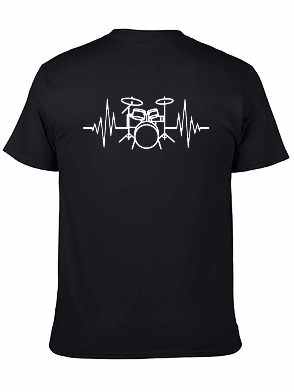 Drum Heartbeat T-Shirt - Musician Graphic Tee