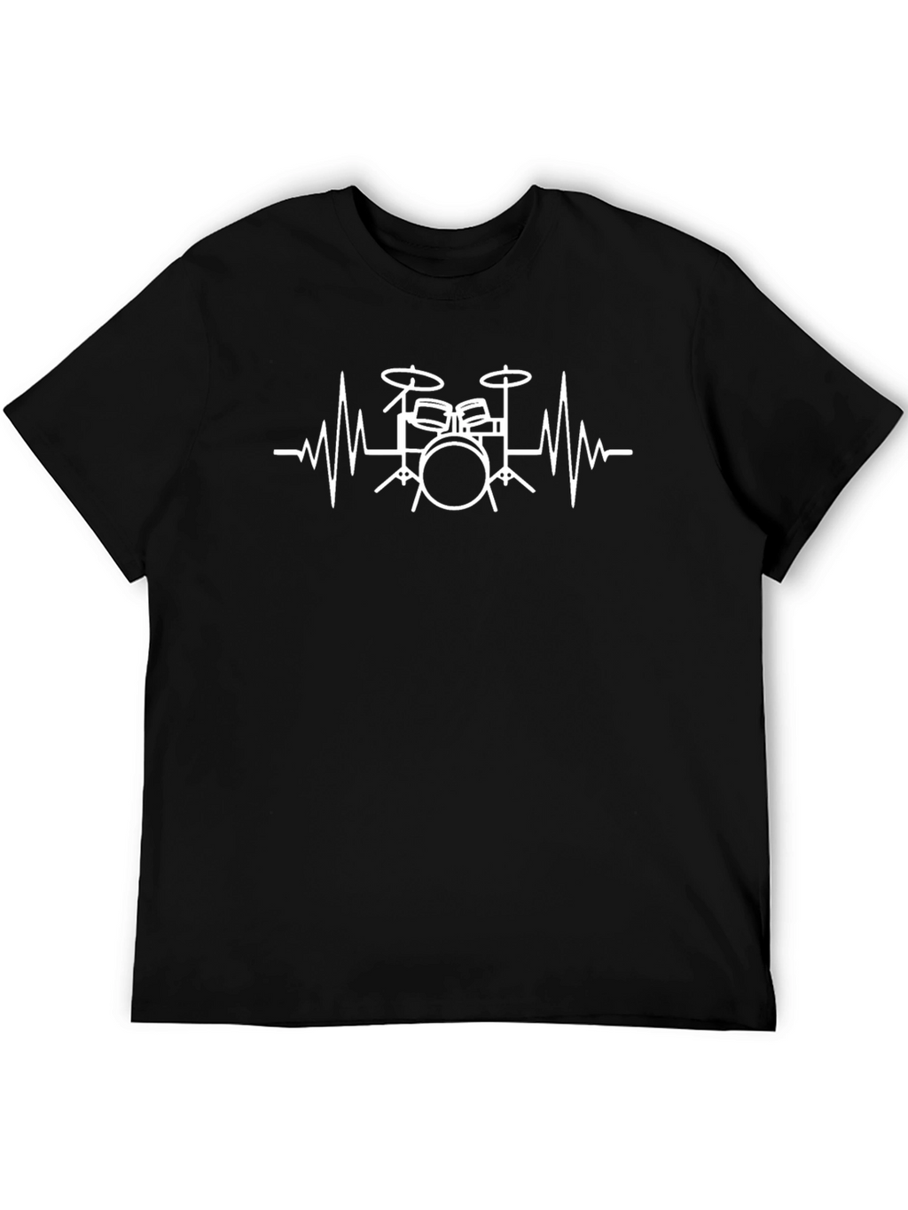 Drum Heartbeat T-Shirt - Musician Graphic Tee