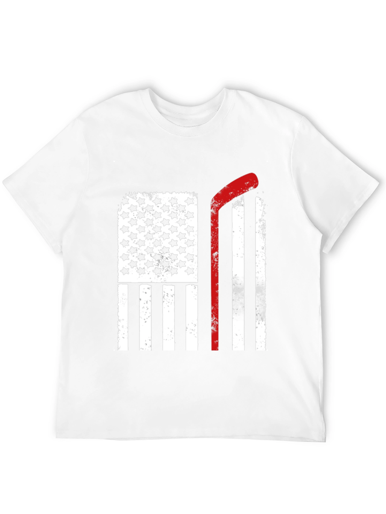USA Hockey Stick Flag T-Shirt
