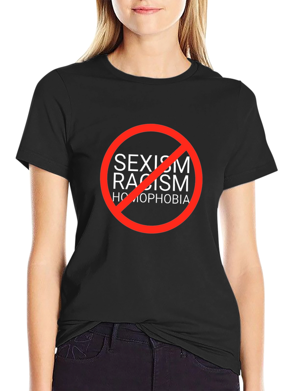 Equality T-Shirt: No Sexism Racism Homophobia