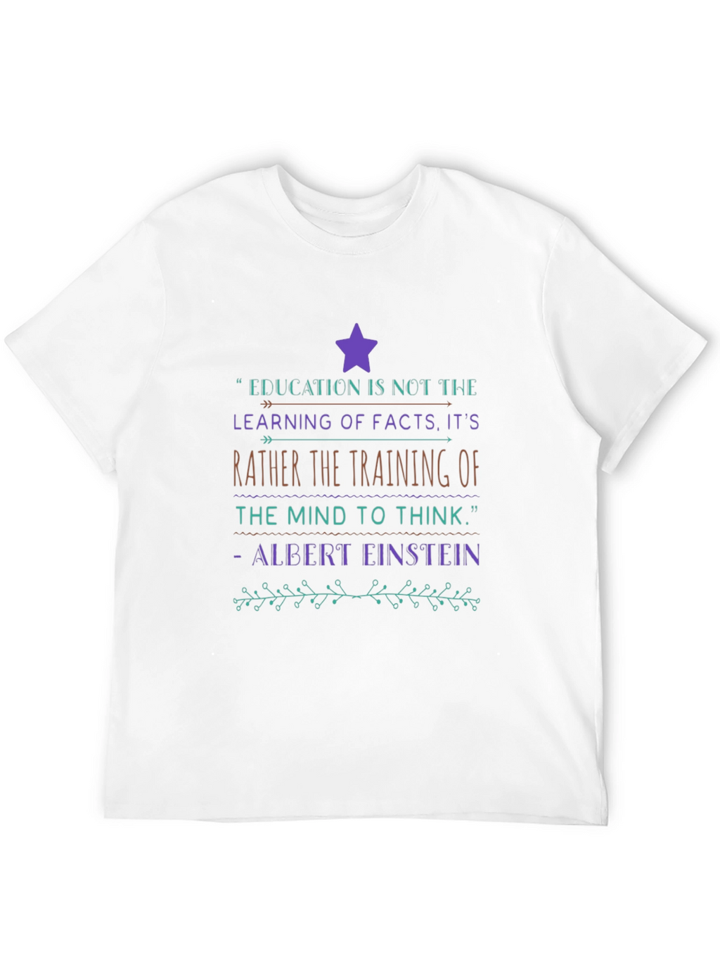 Education Quote Graphic T-Shirt