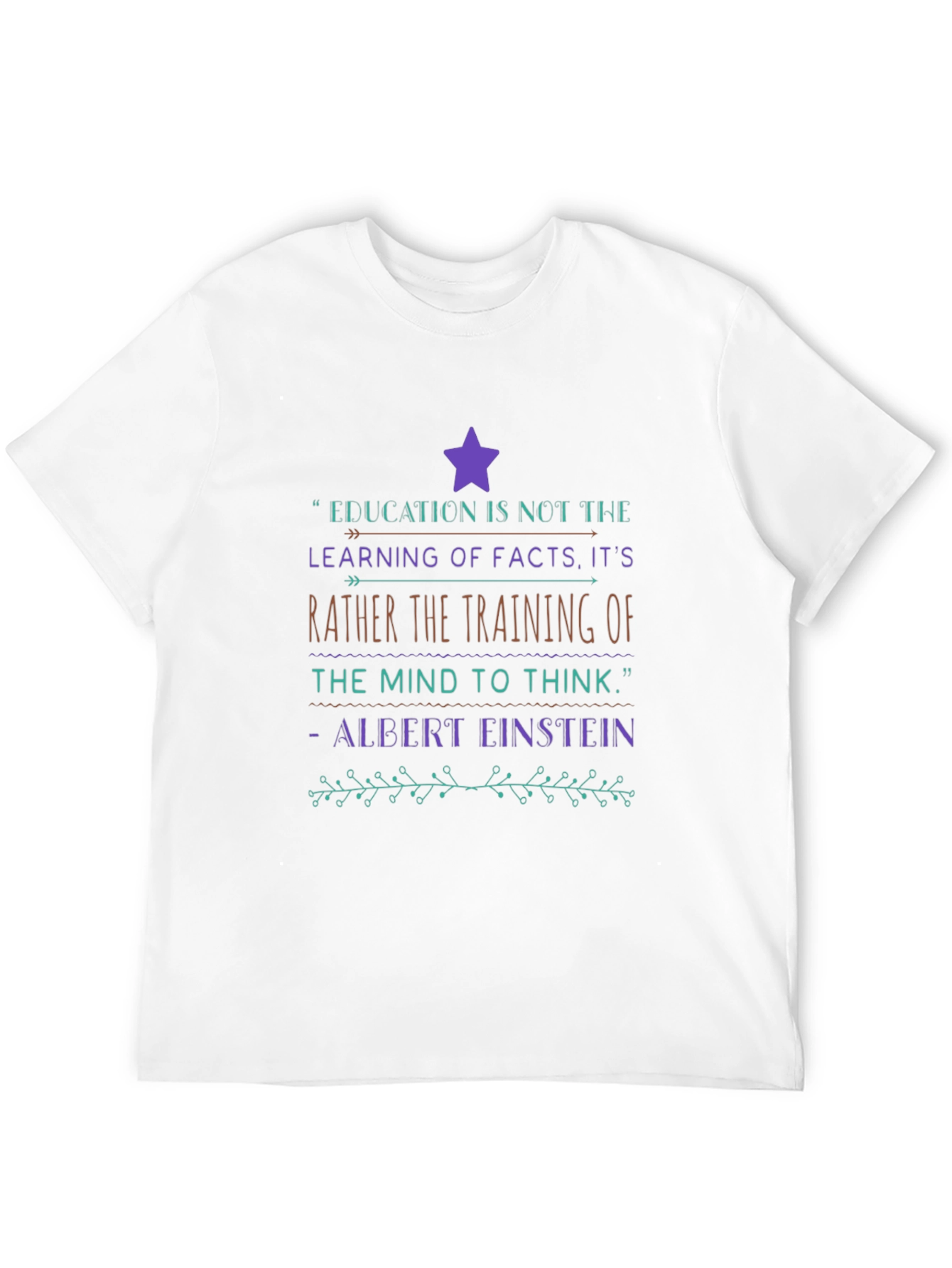 Education Quote Graphic T-Shirt