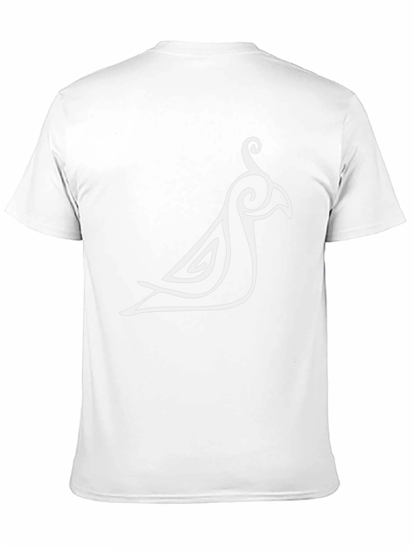 Stylish Bird Graphic Black T-Shirt