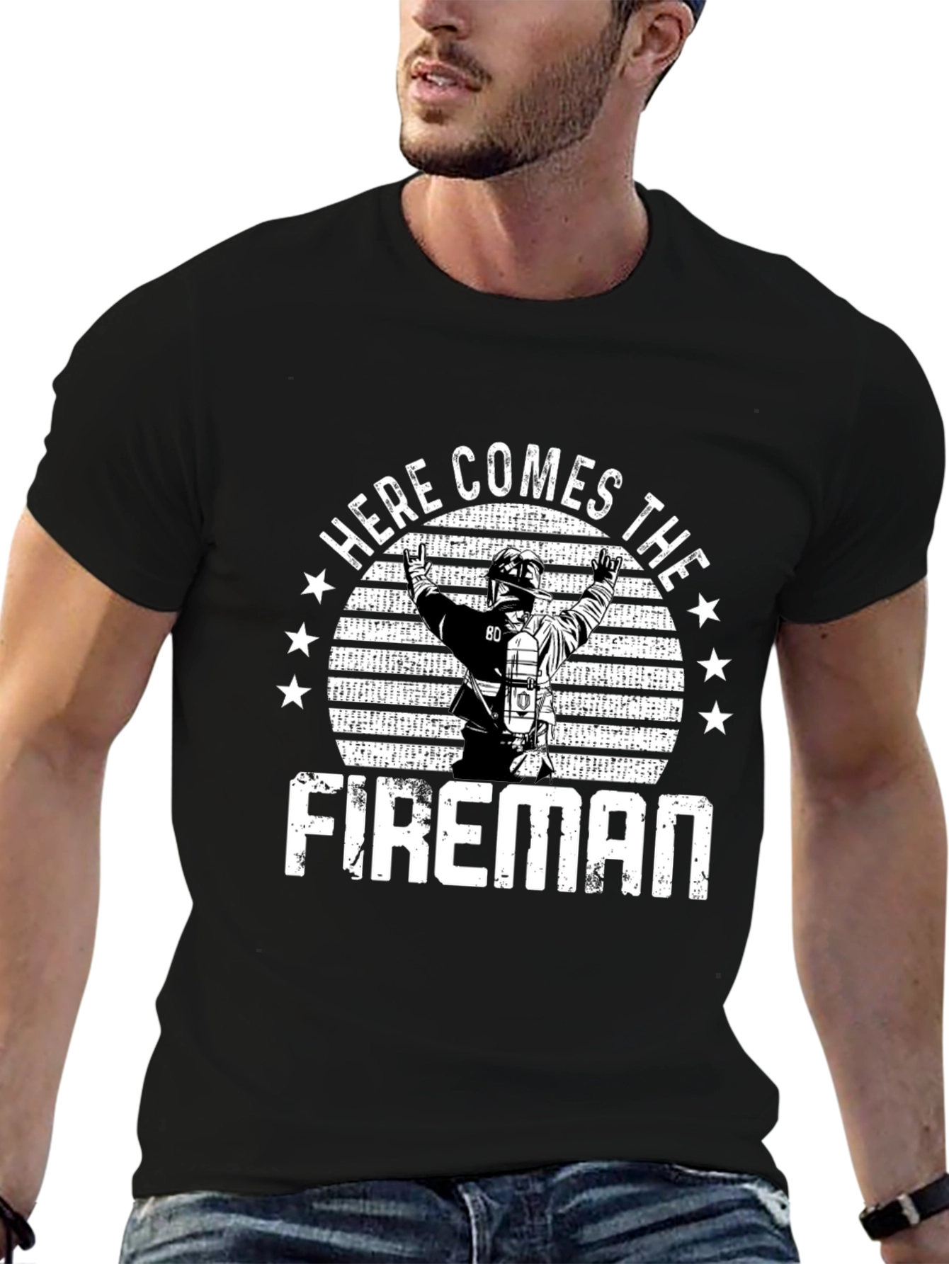 Here Comes The Fireman T-Shirt