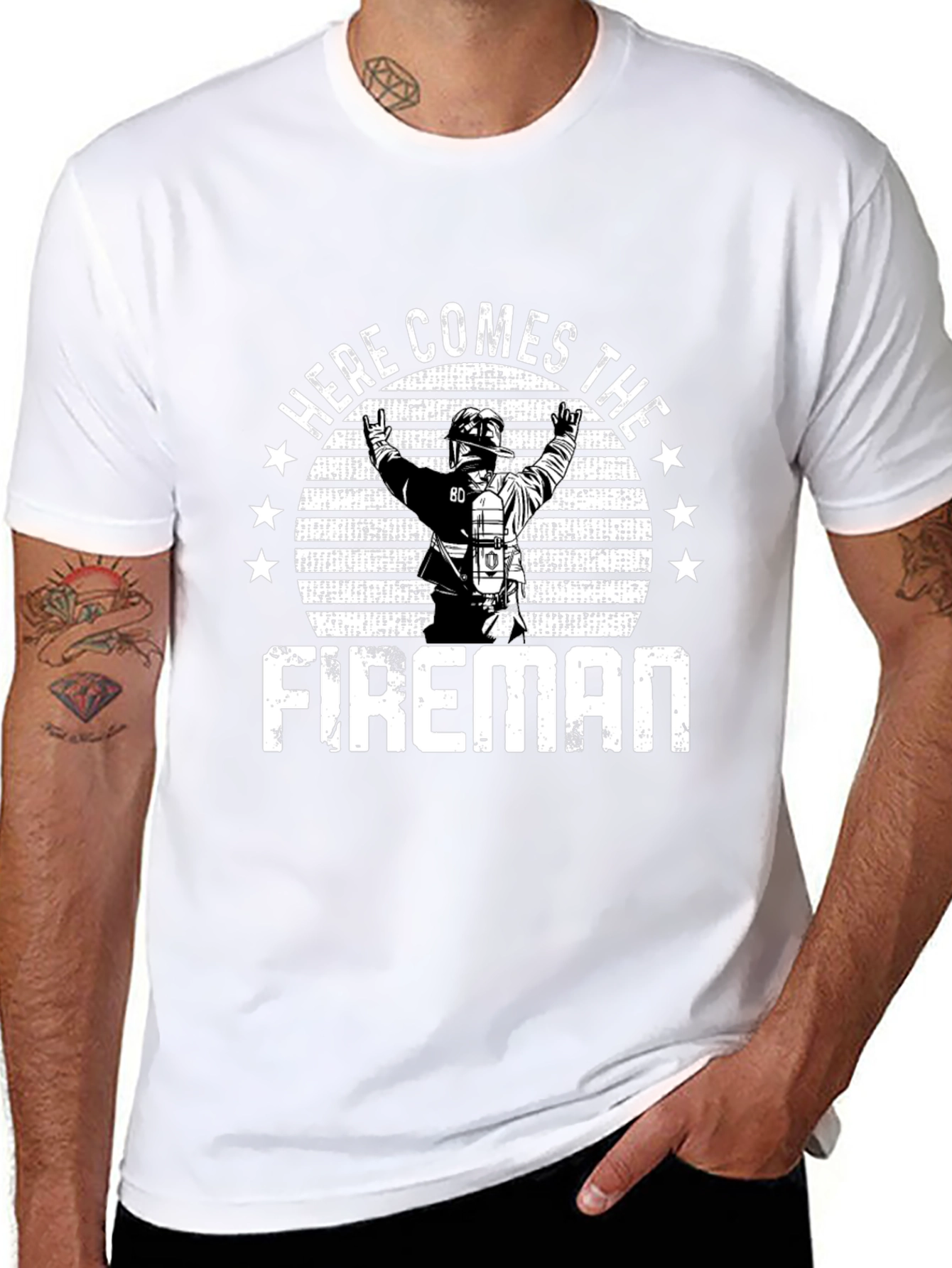 Here Comes The Fireman T-Shirt