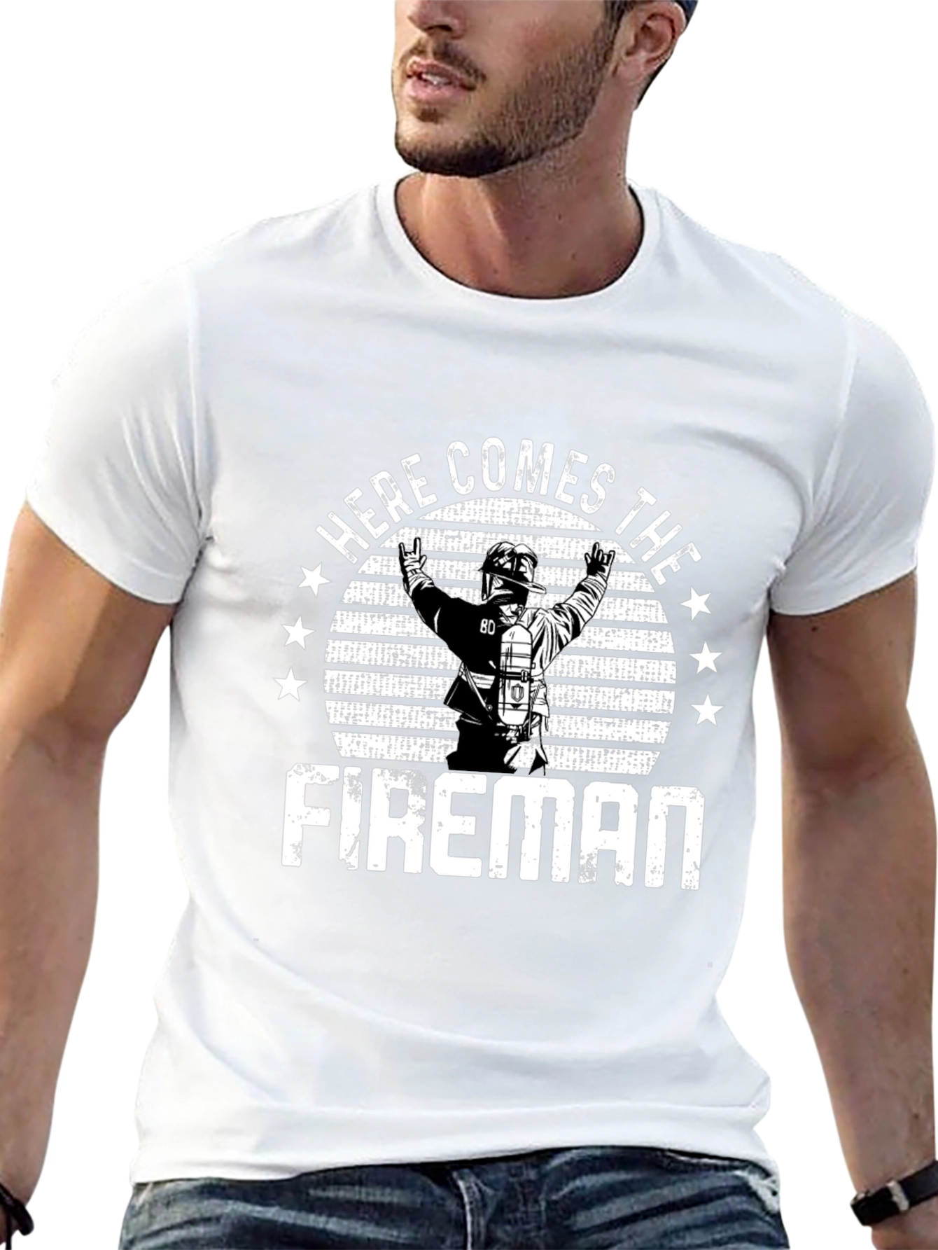 Here Comes The Fireman T-Shirt