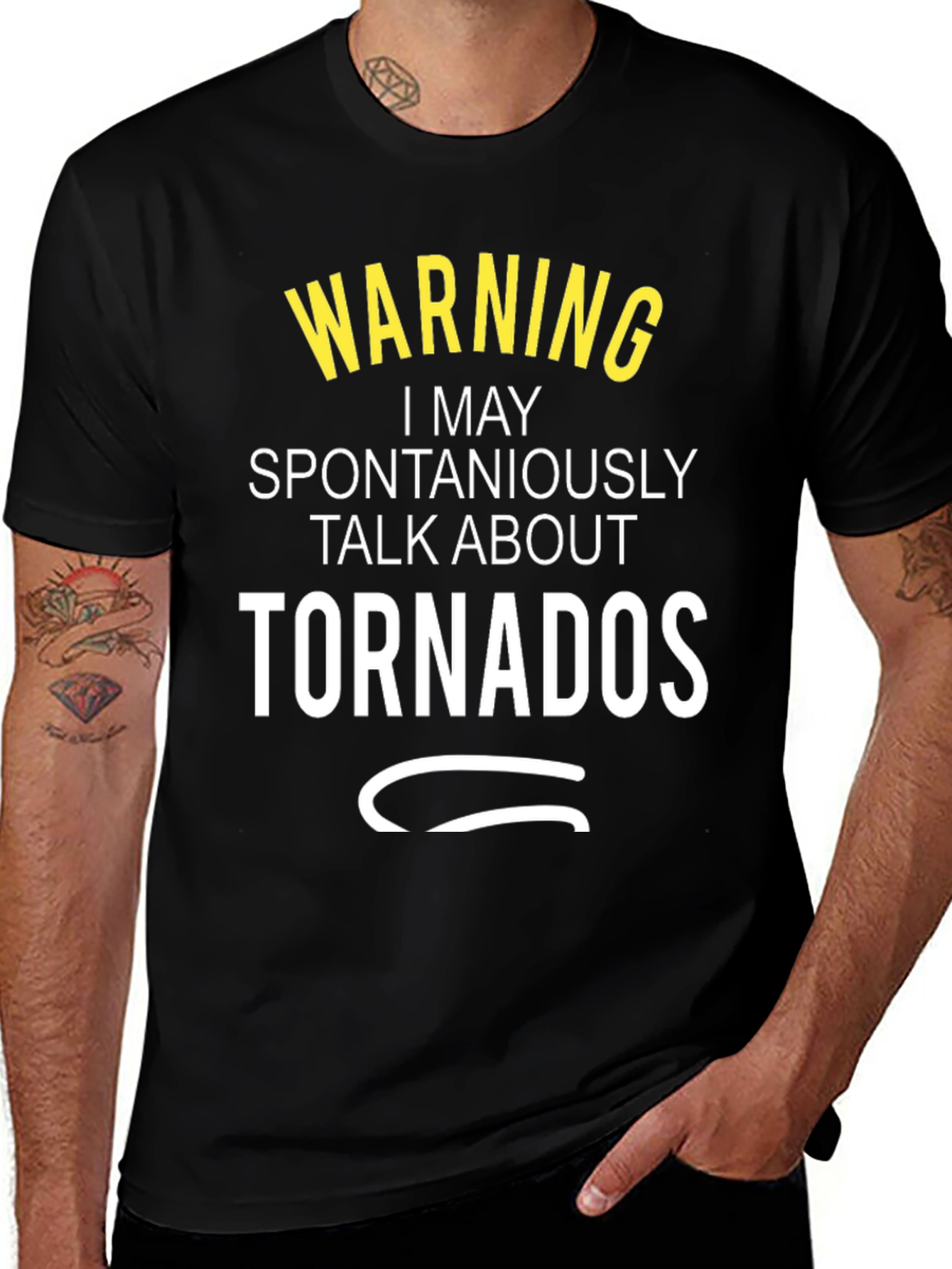 Warning: May Spontaneously Talk About Tornadoes T-Shirt