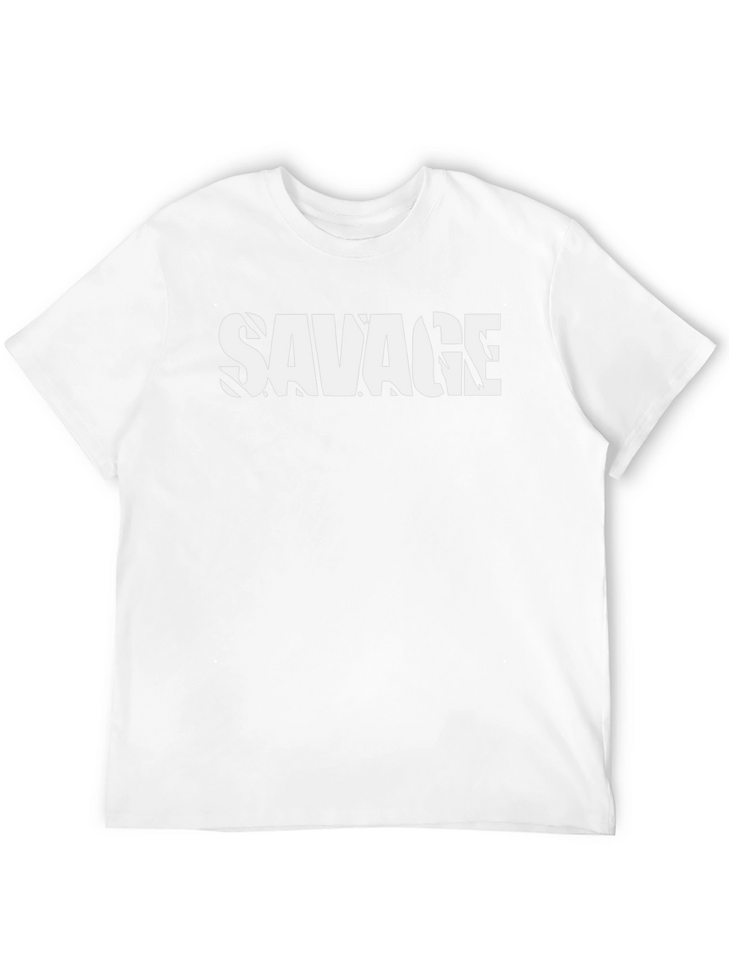Savage Graphic Print Black T-Shirt