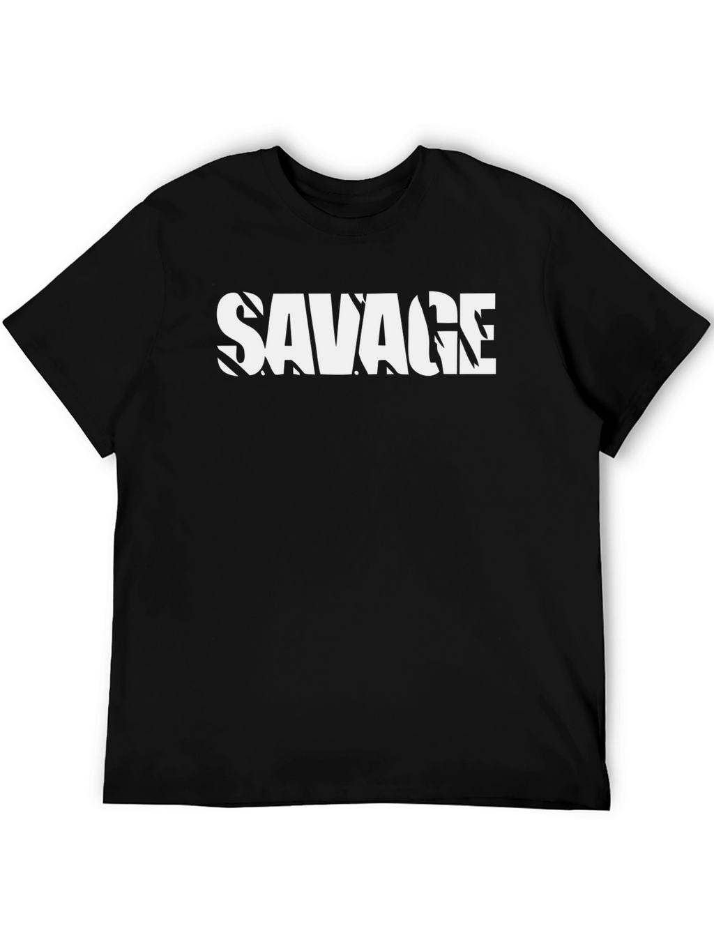 Savage Graphic Print Black T-Shirt