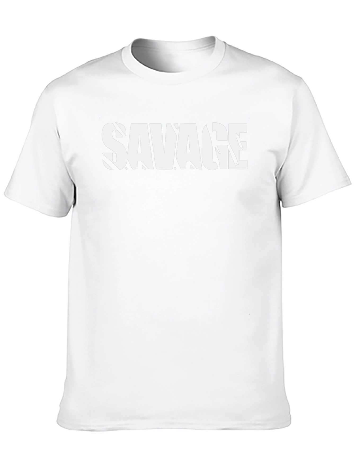Savage Graphic Print Black T-Shirt