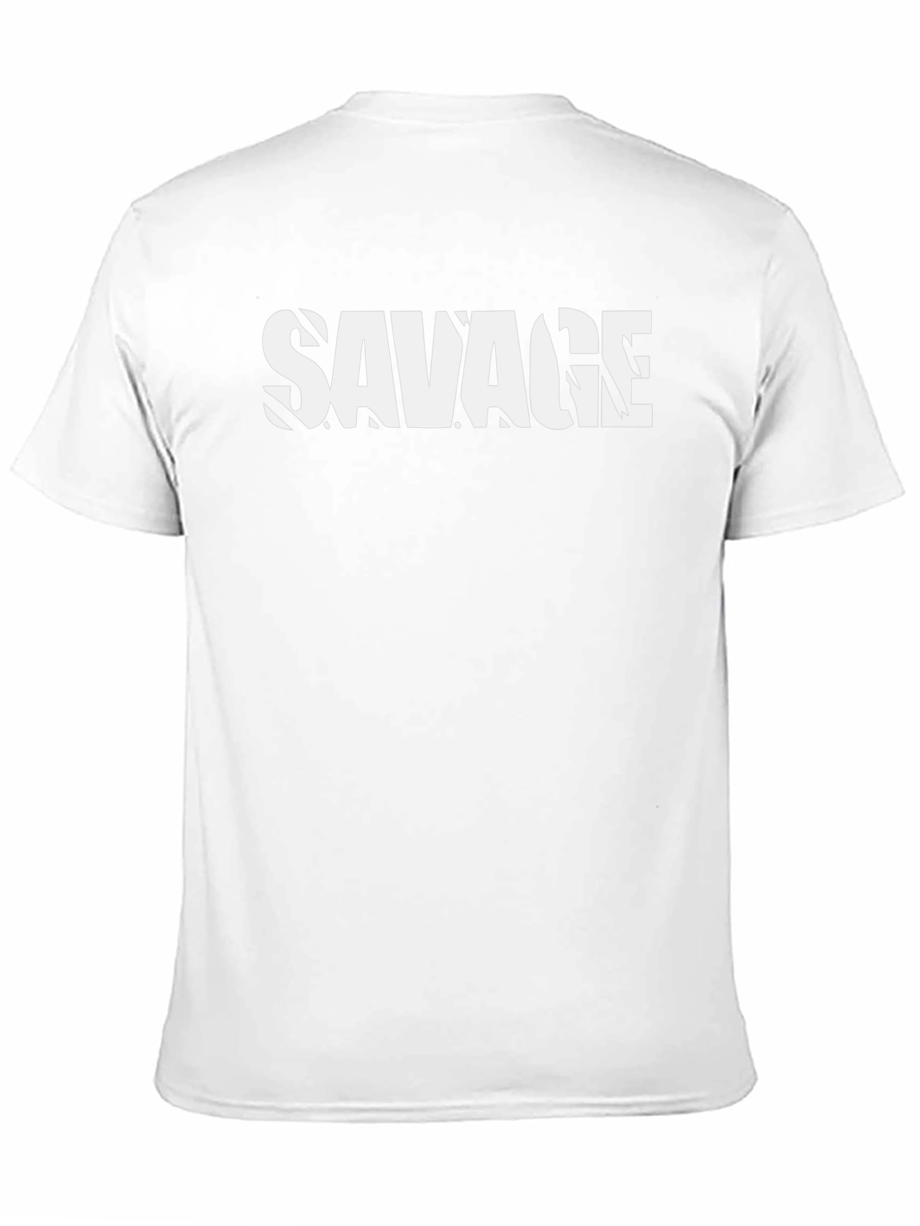 Savage Graphic Print Black T-Shirt