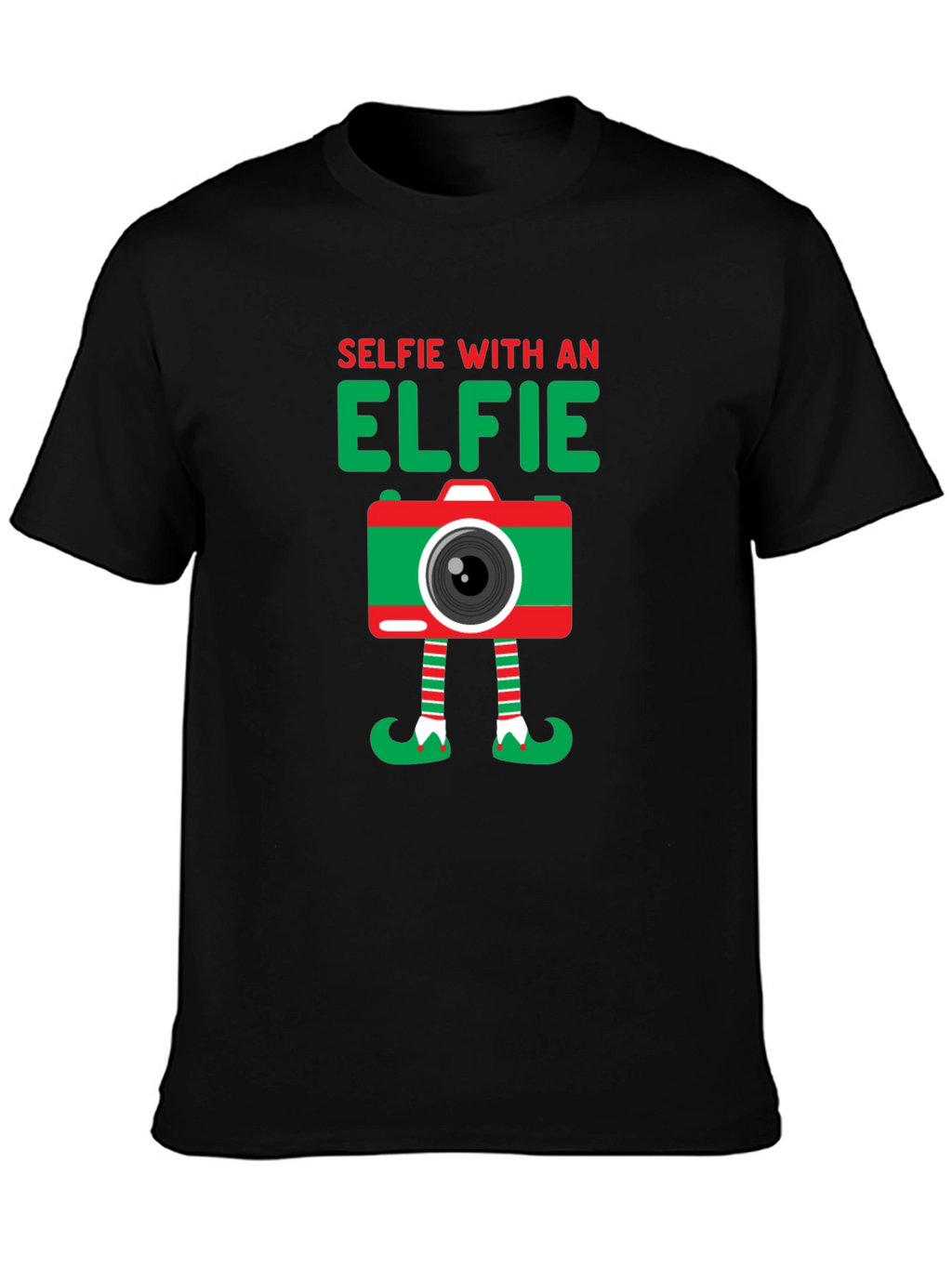 Selfie with an Elfie Christmas T-Shirt