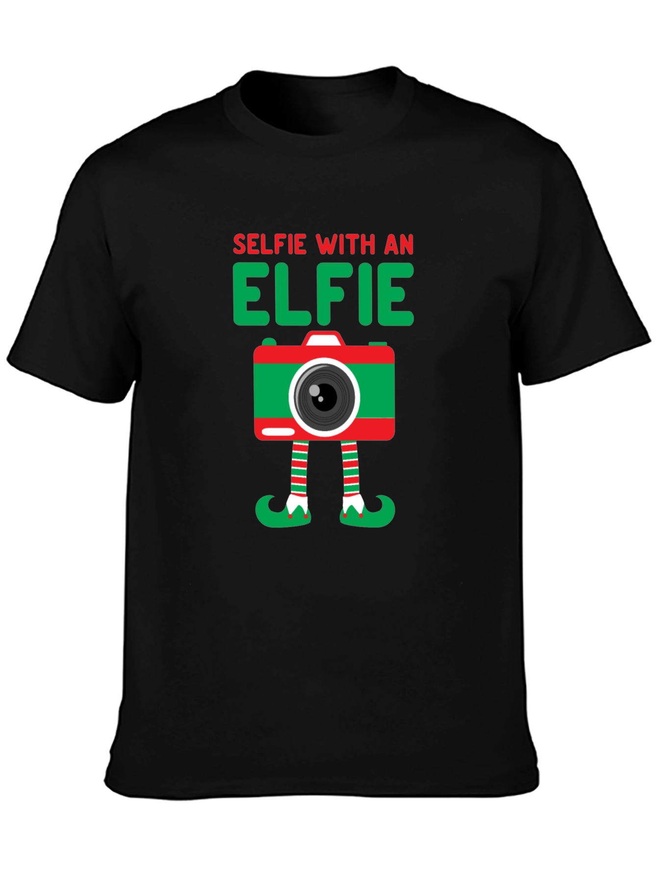 Selfie with an Elfie Christmas T-Shirt