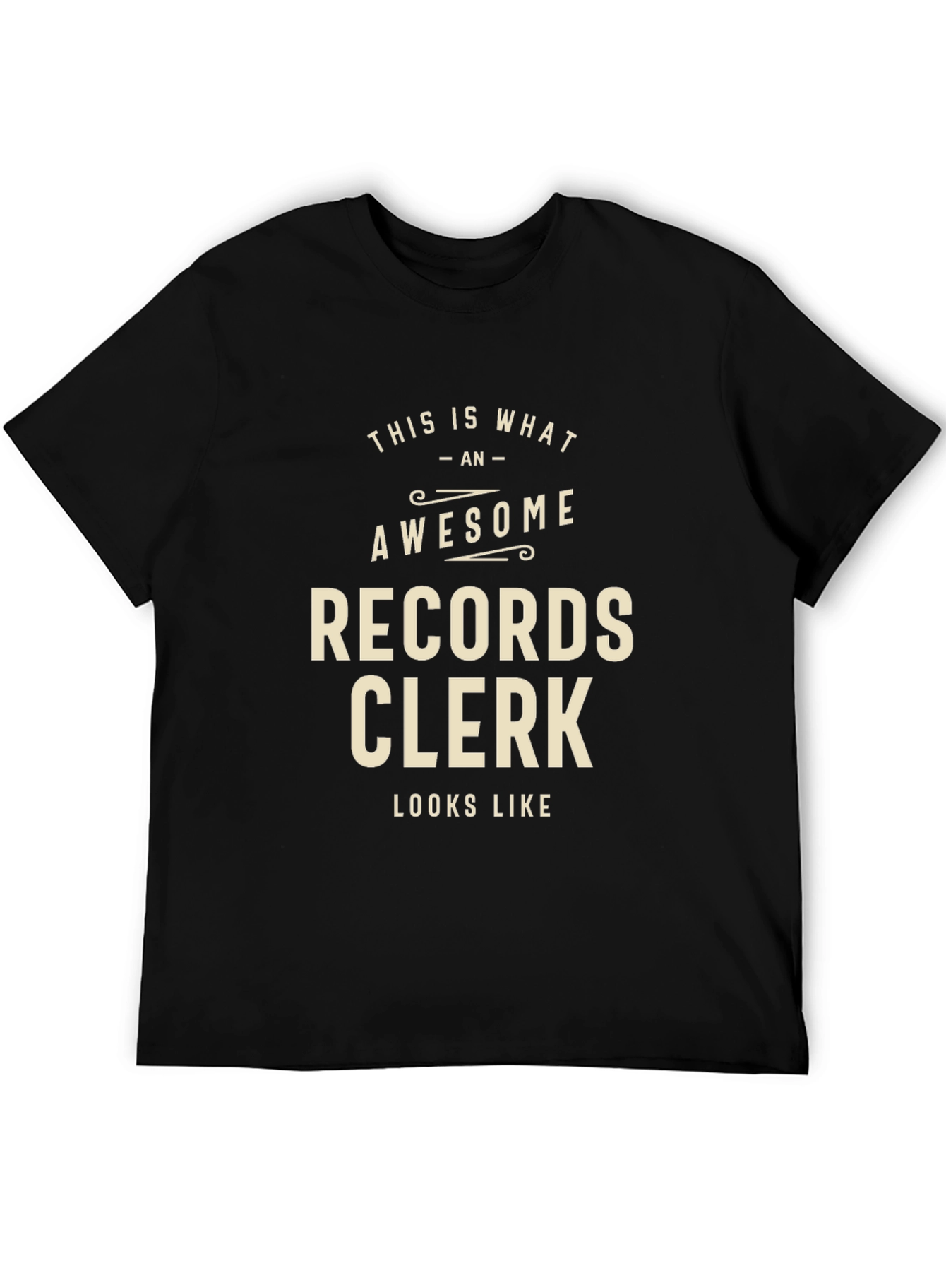 Awesome Records Clerk Graphic T-Shirt