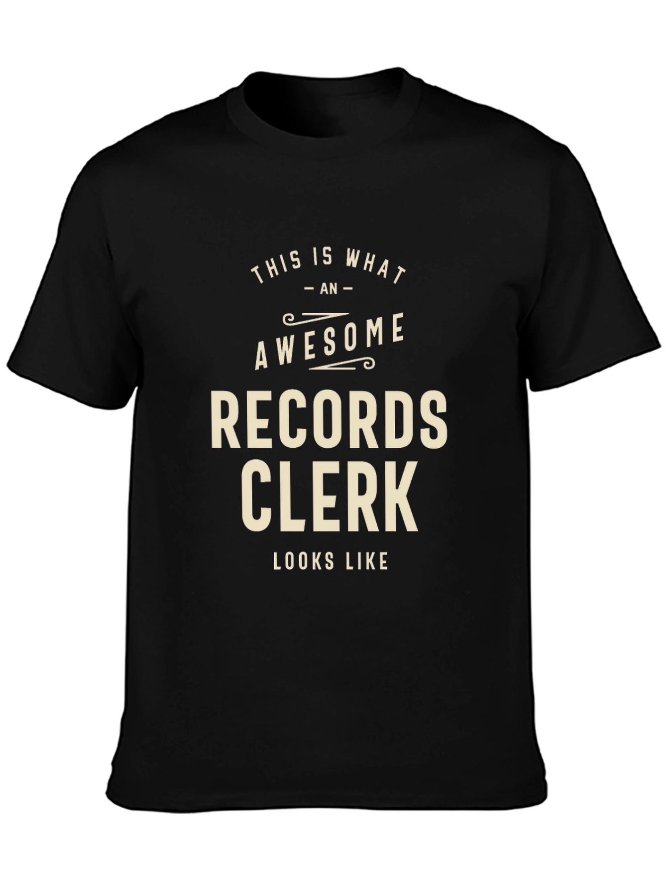 Awesome Records Clerk Graphic T-Shirt