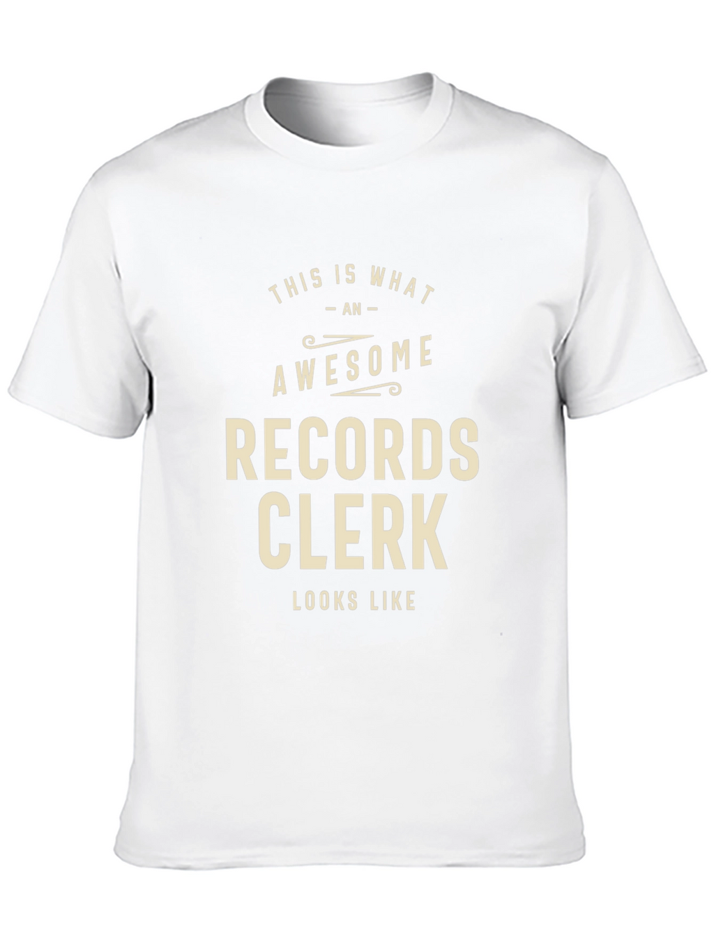 Awesome Records Clerk Graphic T-Shirt