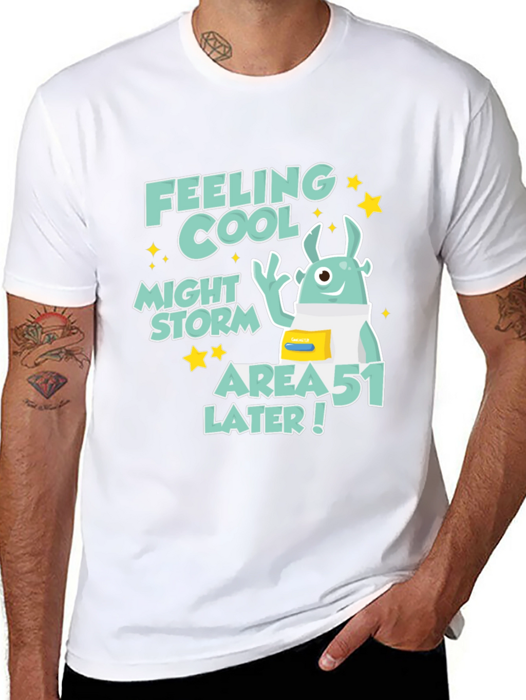 Feeling Cool Area 51 Storm T-Shirt