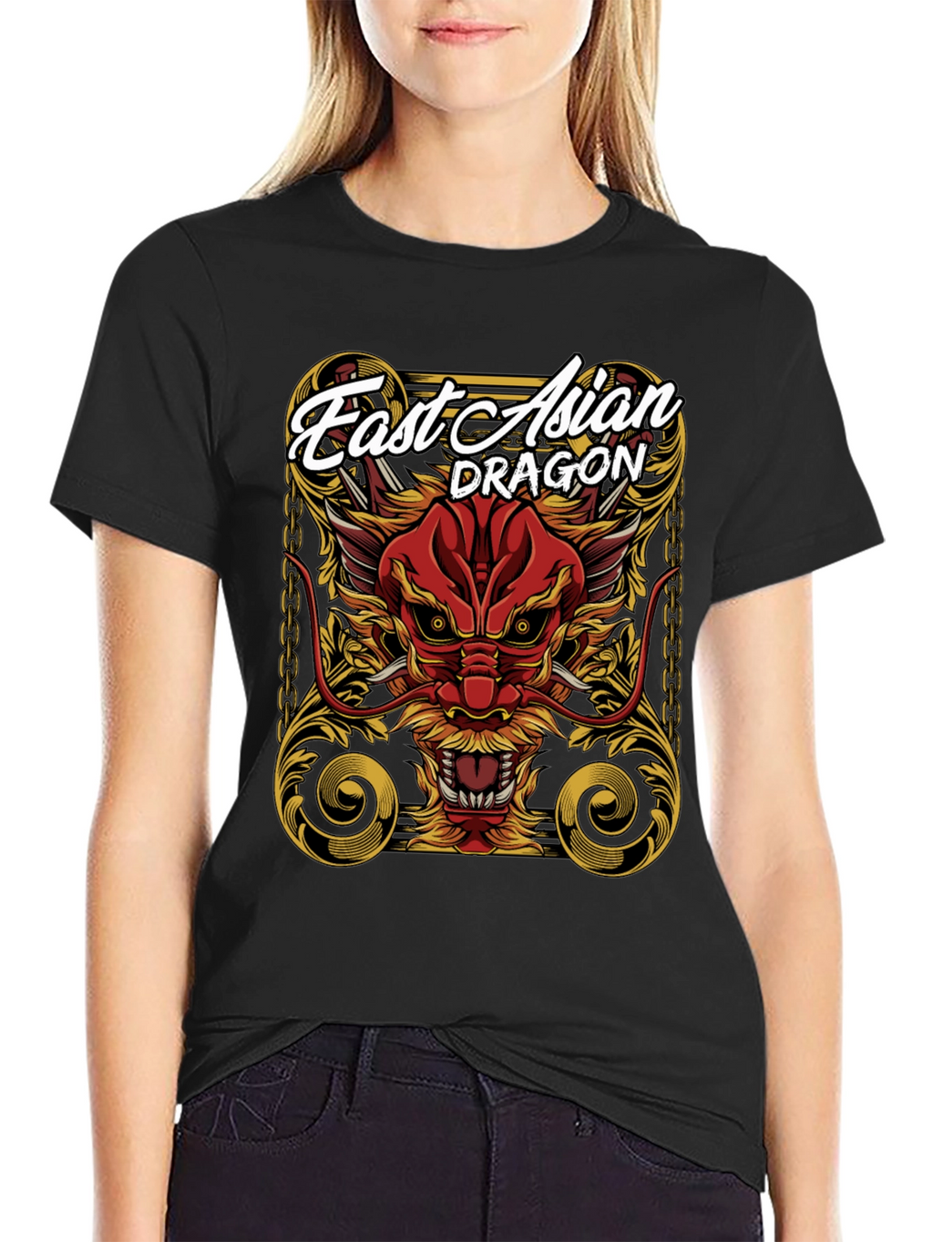East Asian Dragon Graphic Tee - Bold Statement