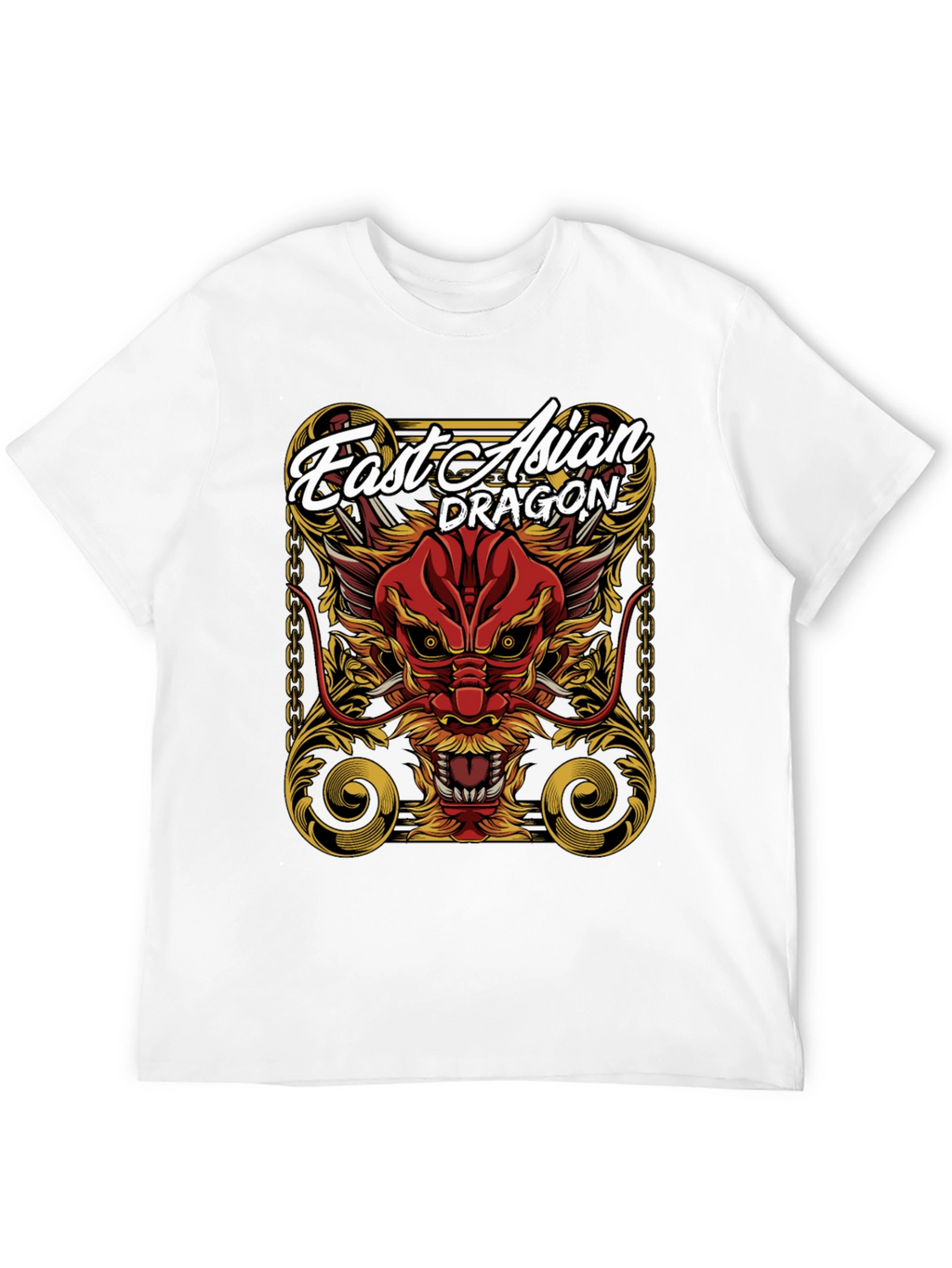 East Asian Dragon Graphic Tee - Bold Statement