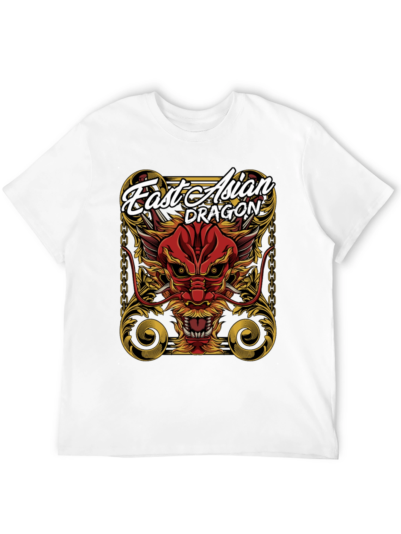 East Asian Dragon Graphic Tee - Bold Statement