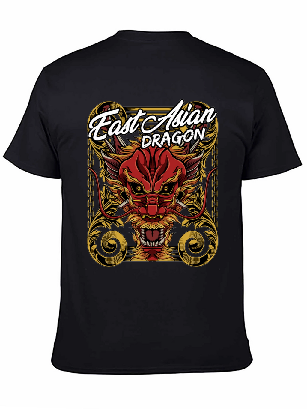 East Asian Dragon Graphic Tee - Bold Statement