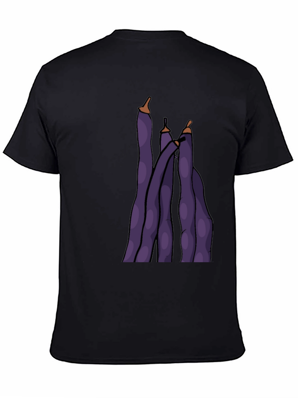 Funky Purple Bean Graphic Tee