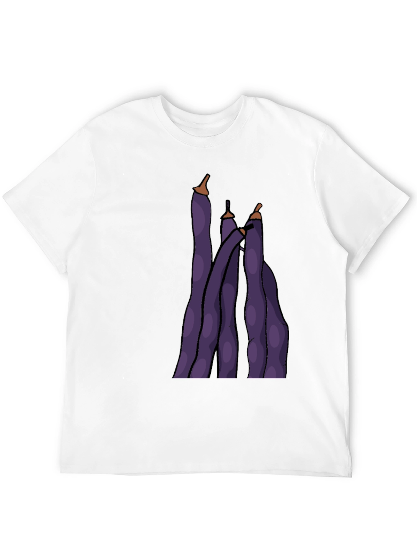 Funky Purple Bean Graphic Tee
