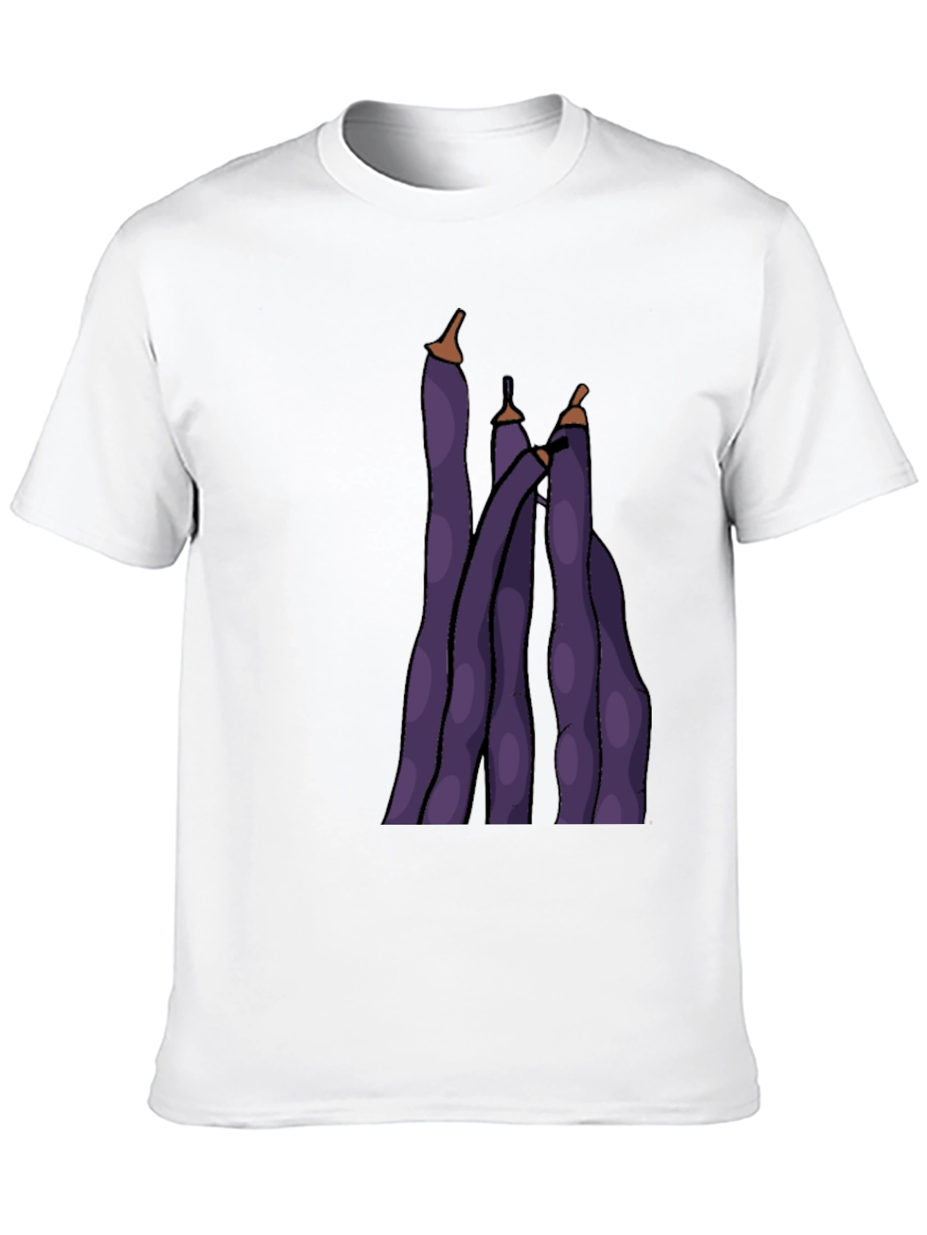 Funky Purple Bean Graphic Tee