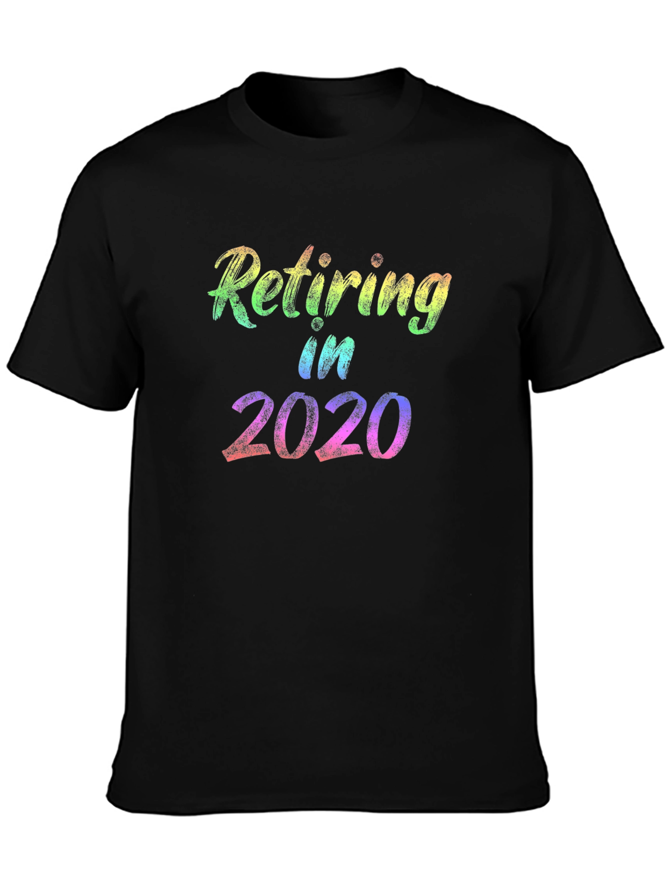 Retiring in 2020 T-Shirt Colorful Design