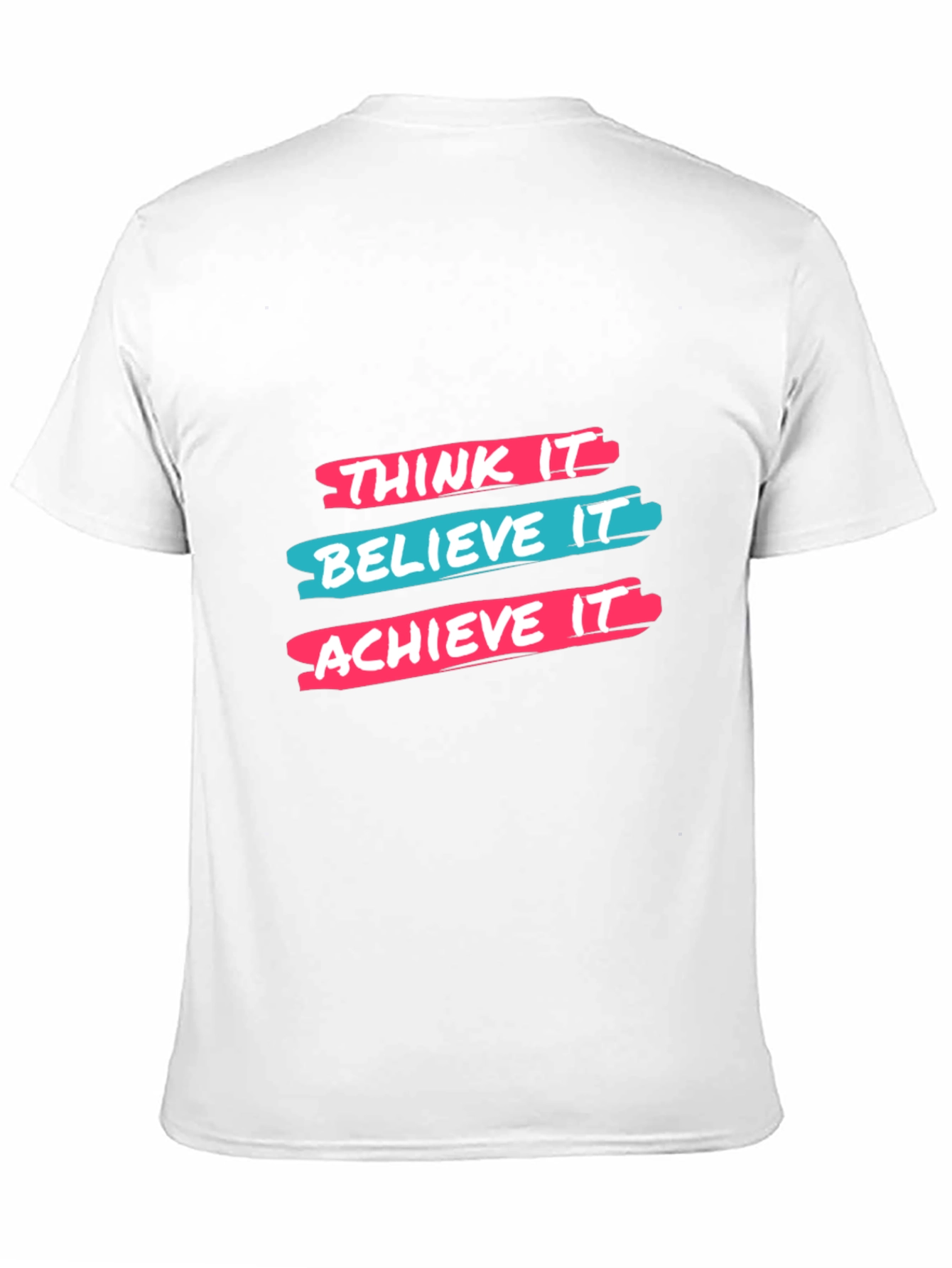Think It Believe It Achieve It Black T-Shirt