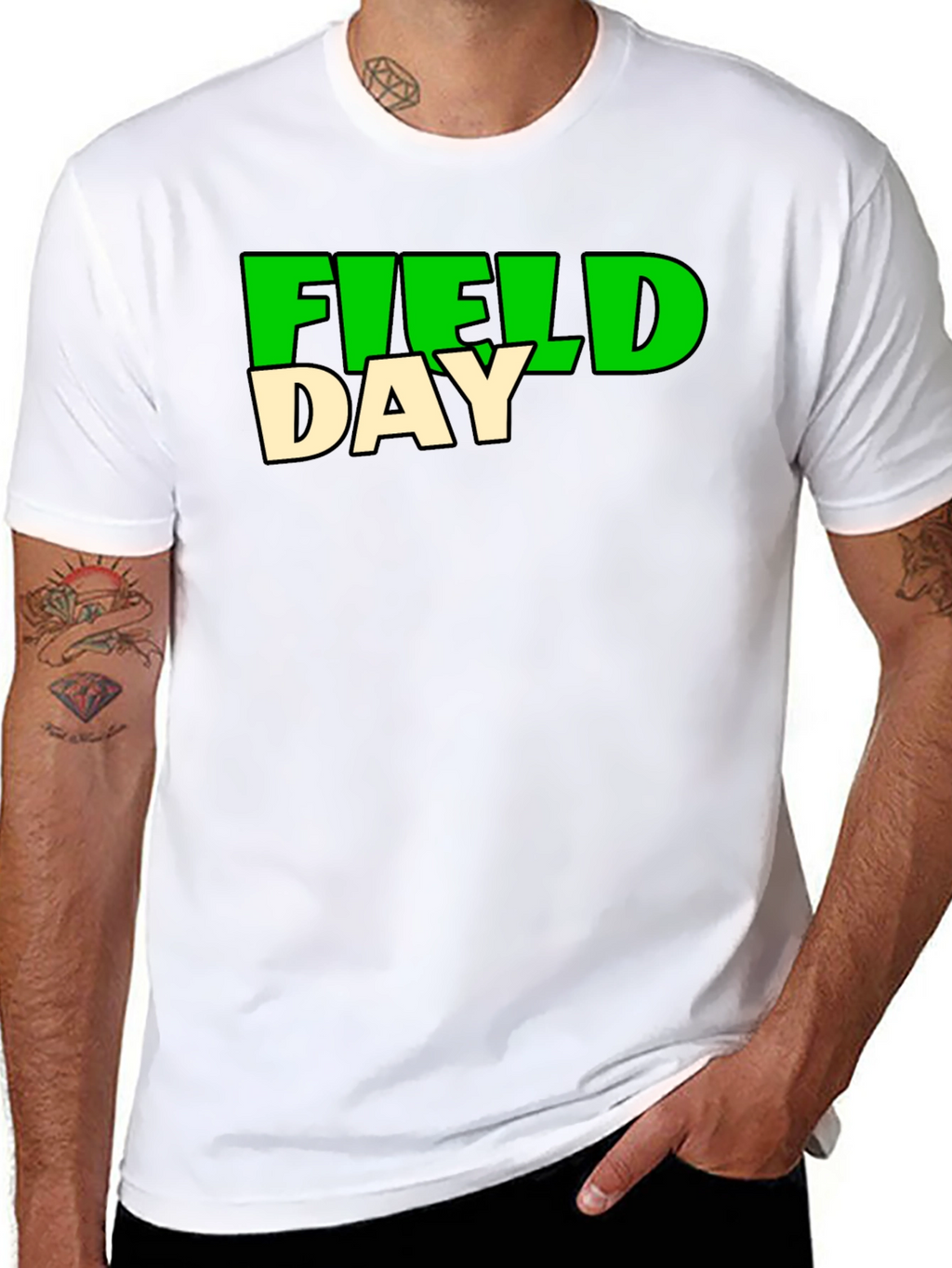 Field Day Graphic T-Shirt - Black