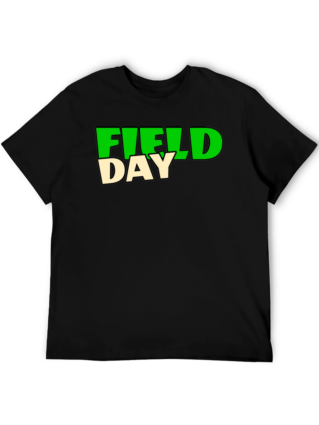 Field Day Graphic T-Shirt - Black