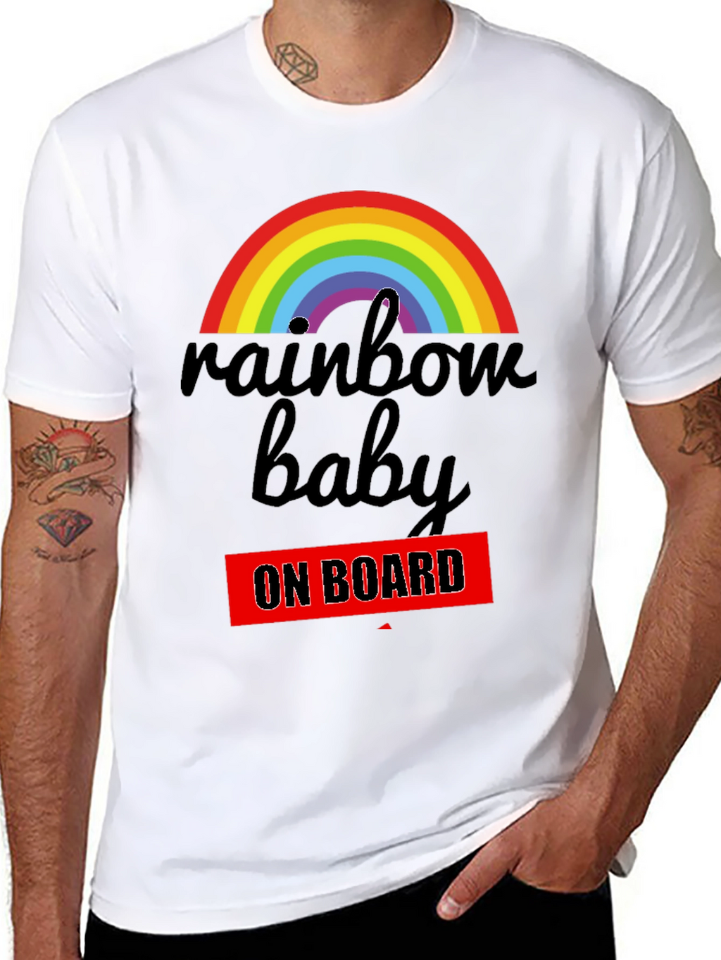 Rainbow Baby On Board T-Shirt