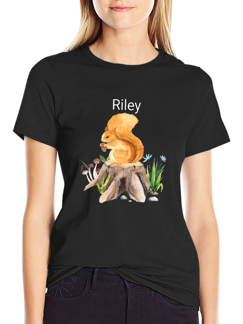 Riley Squirrel Stump T-Shirt