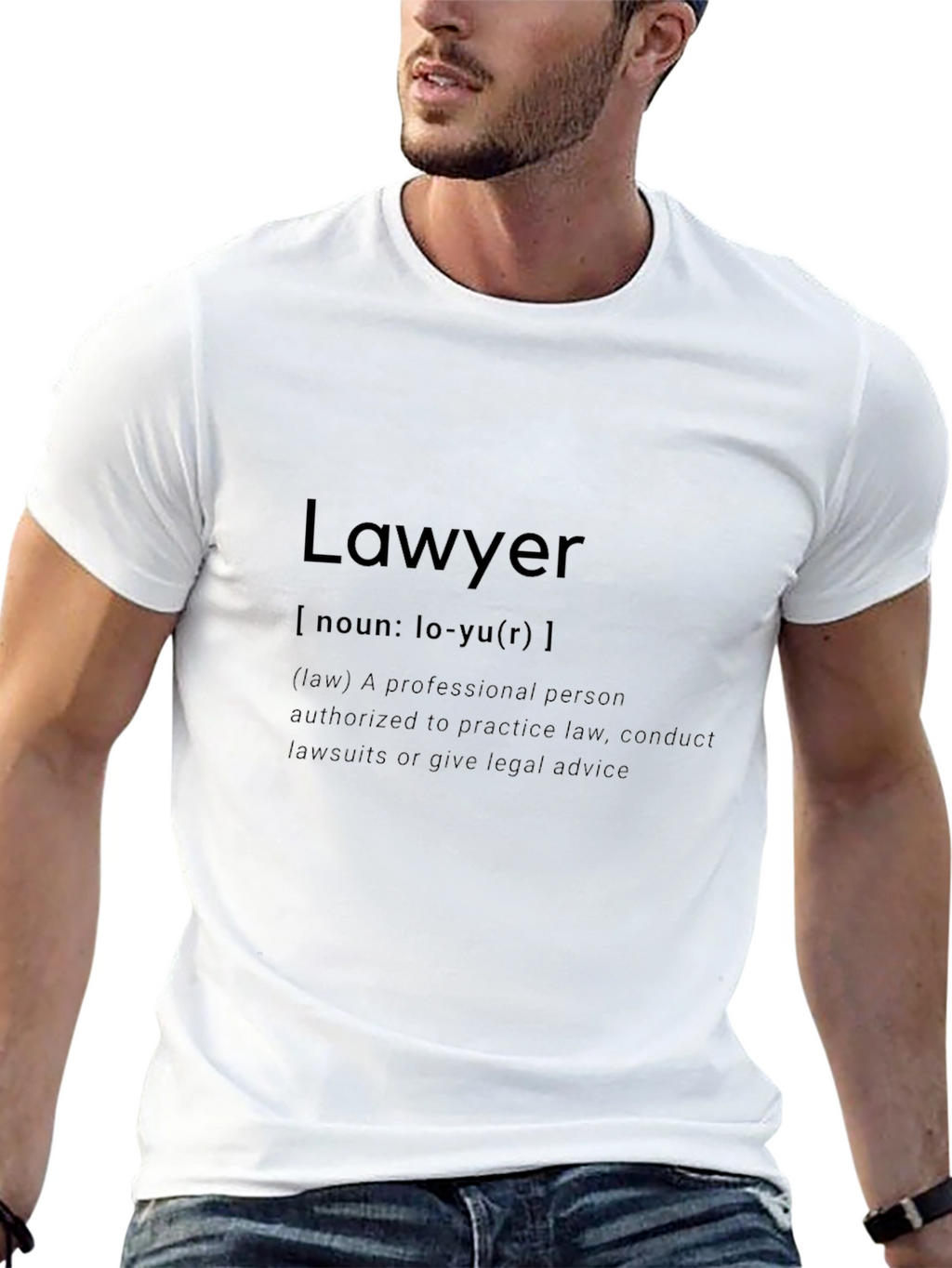 Lawyer Definition T-Shirt - Black Profession Pride