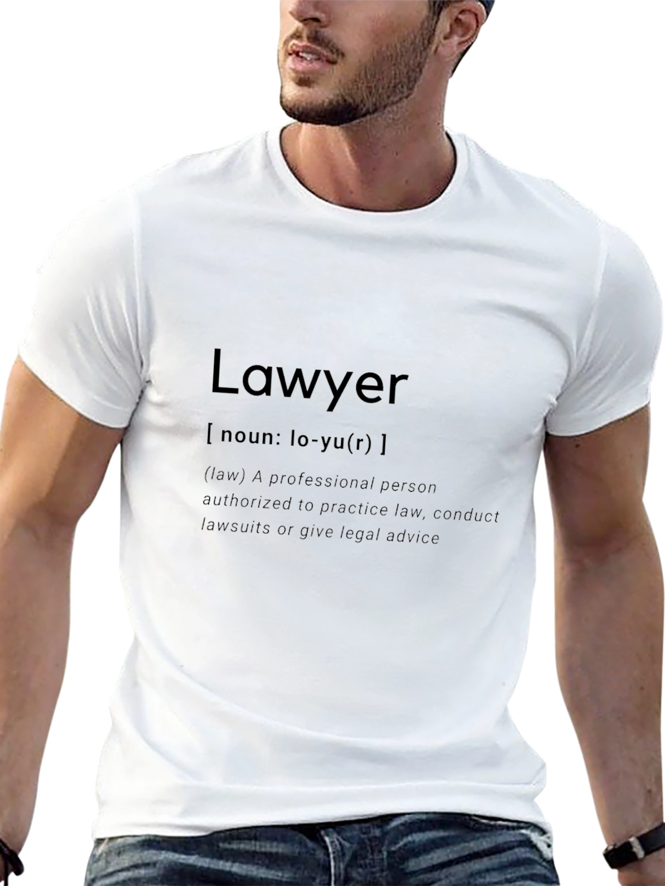 Lawyer Definition T-Shirt - Black Profession Pride