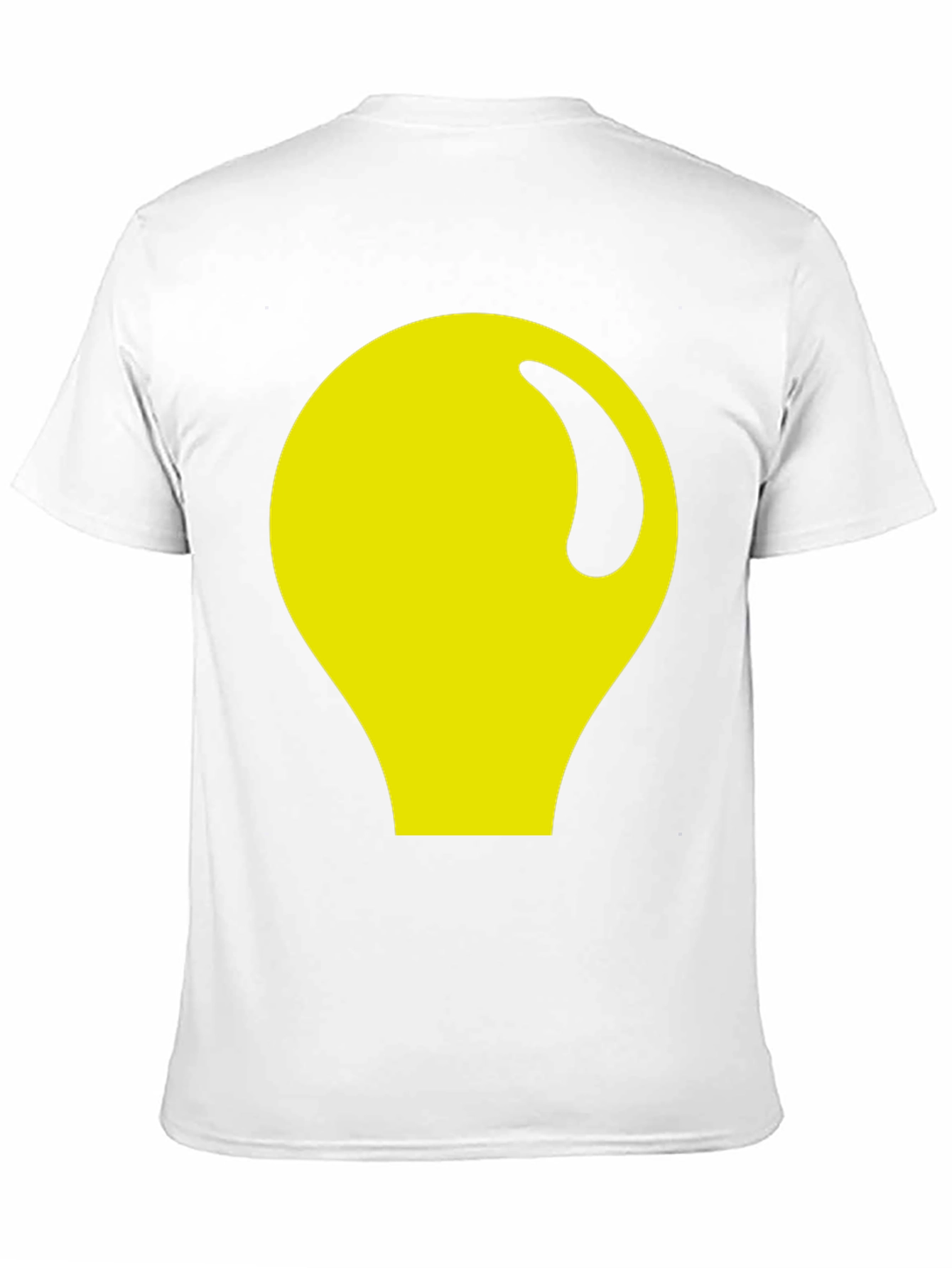 Abstract Yellow Graphic Black Tee