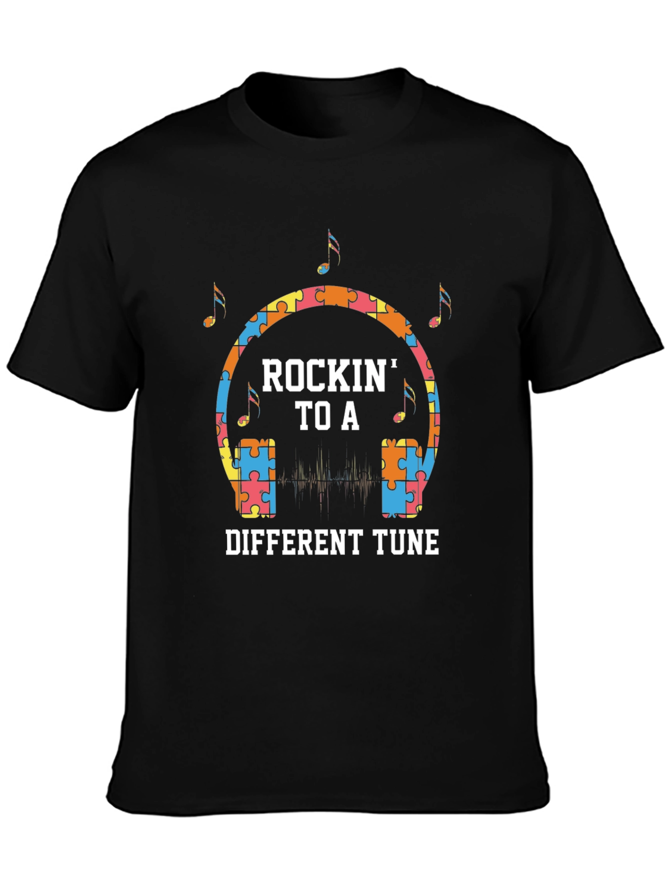 Rockin to a Different Tune T-Shirt - Autism Awareness