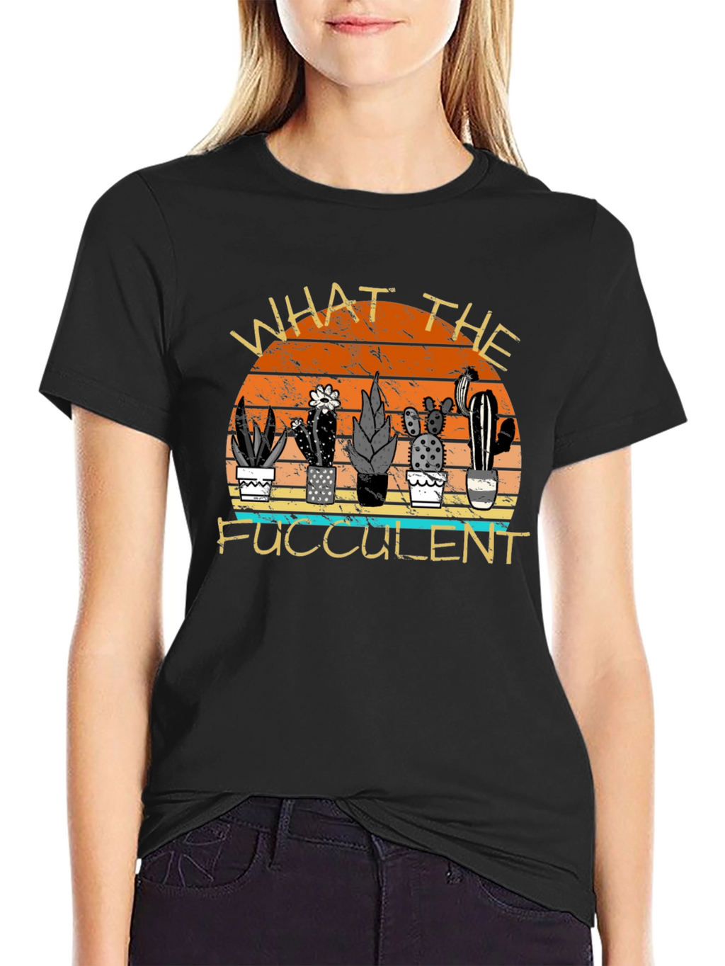 What the Fucculent Cactus T-Shirt
