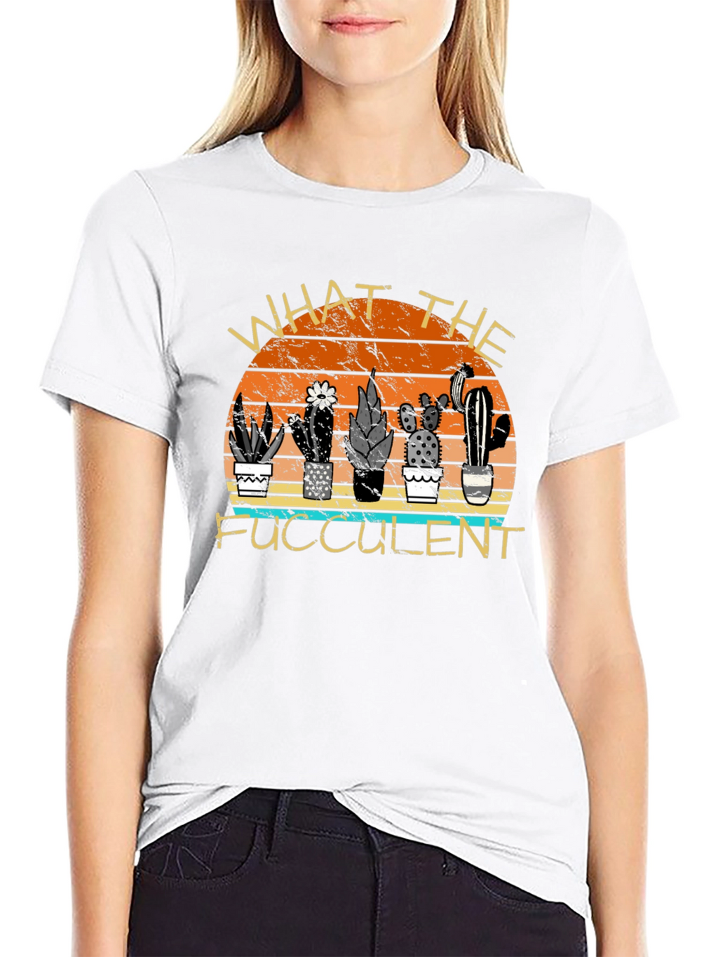 What the Fucculent Cactus T-Shirt
